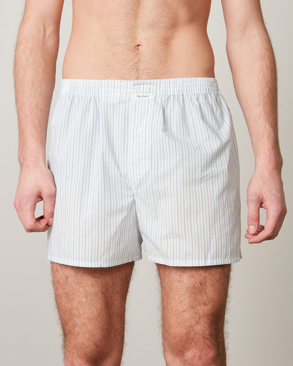 Caleçon homme rayé en coton - Image 3