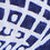 Herren-Badeanzug aus leichtem Baumwoll-Seersucker mit Ananas-Print in Marineblau Swim