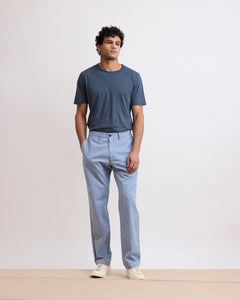 Lichtgewicht Chino-broek voor heren in marineblauwgrijs Tyron