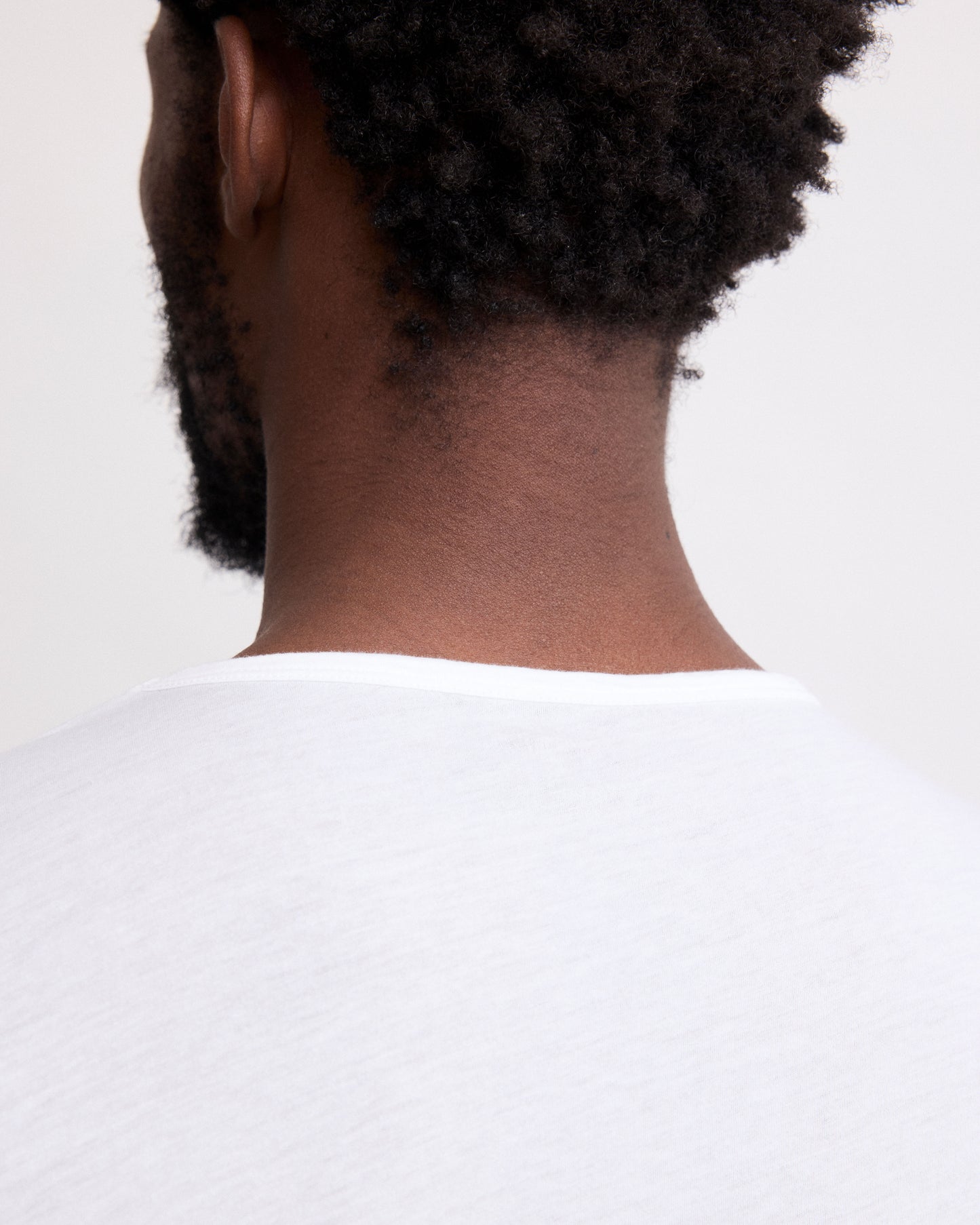 Maglietta da uomo in Jersey di cotone leggero bianco Light Crew