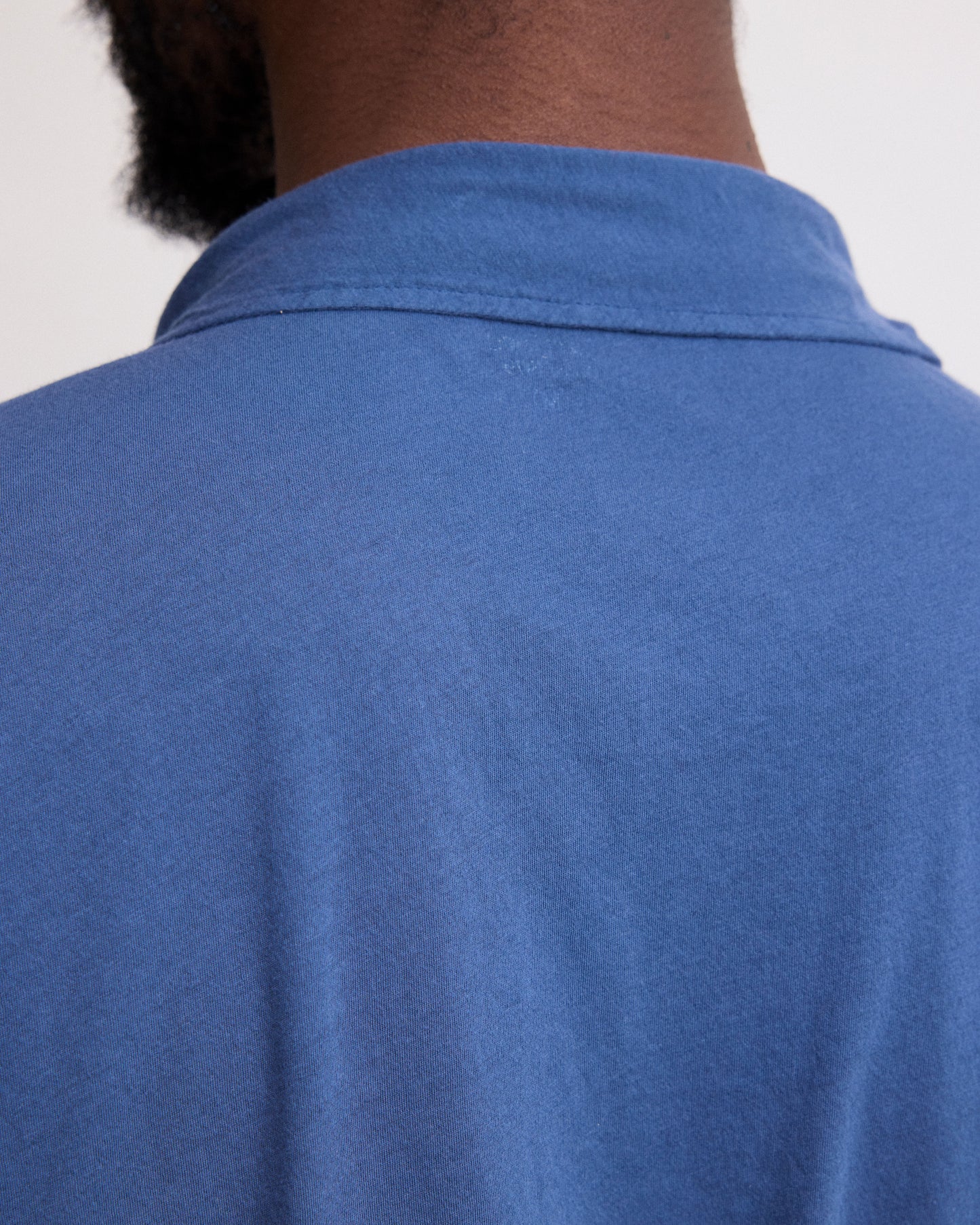 Herenpolo van lichtgewicht katoenen jersey Kobaltblauw Light Polo