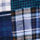 Chemise Homme en flanelle patchwork Bleu Patt