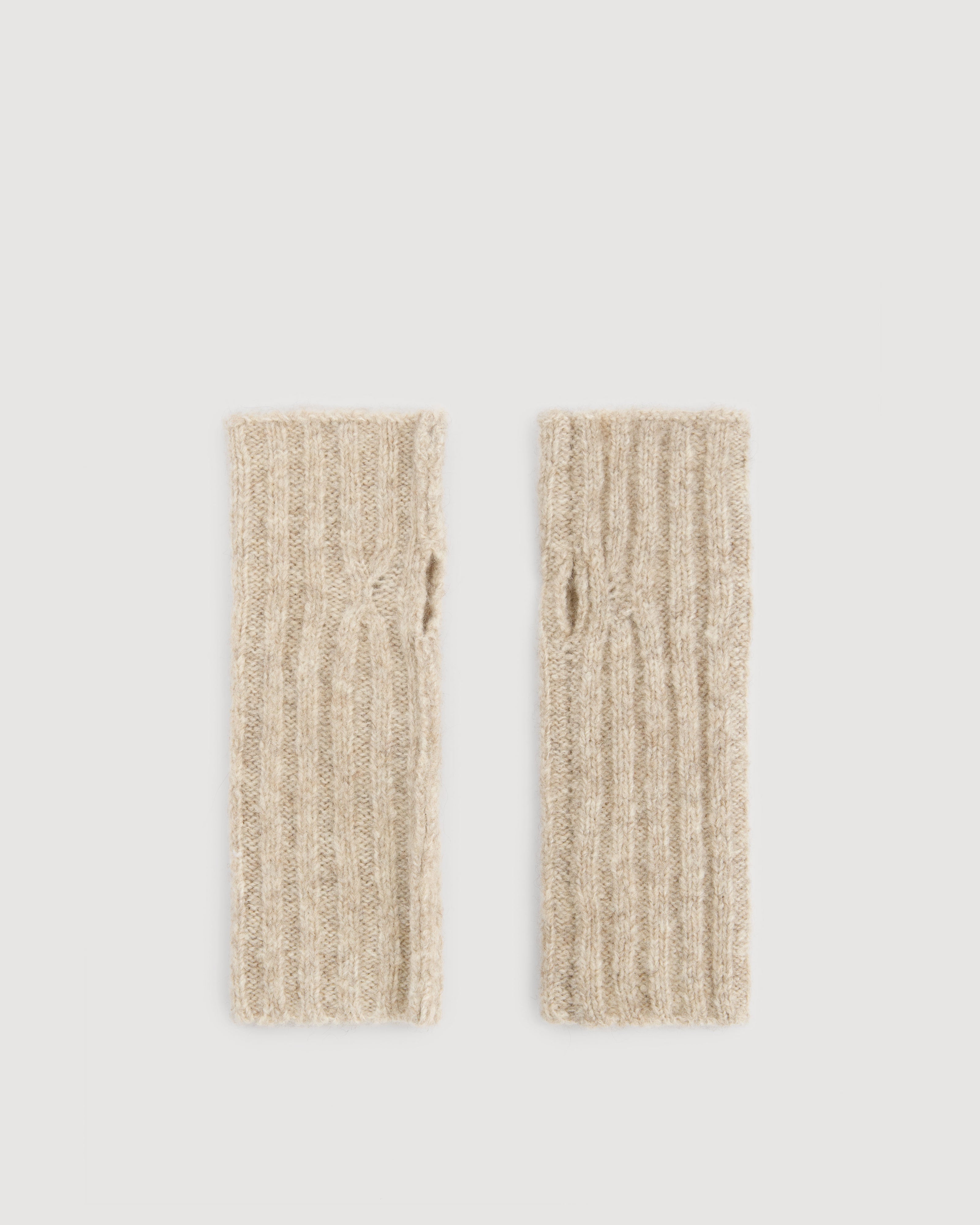 Mitaines Femme en Yak & Alpaga Naturel Gloves