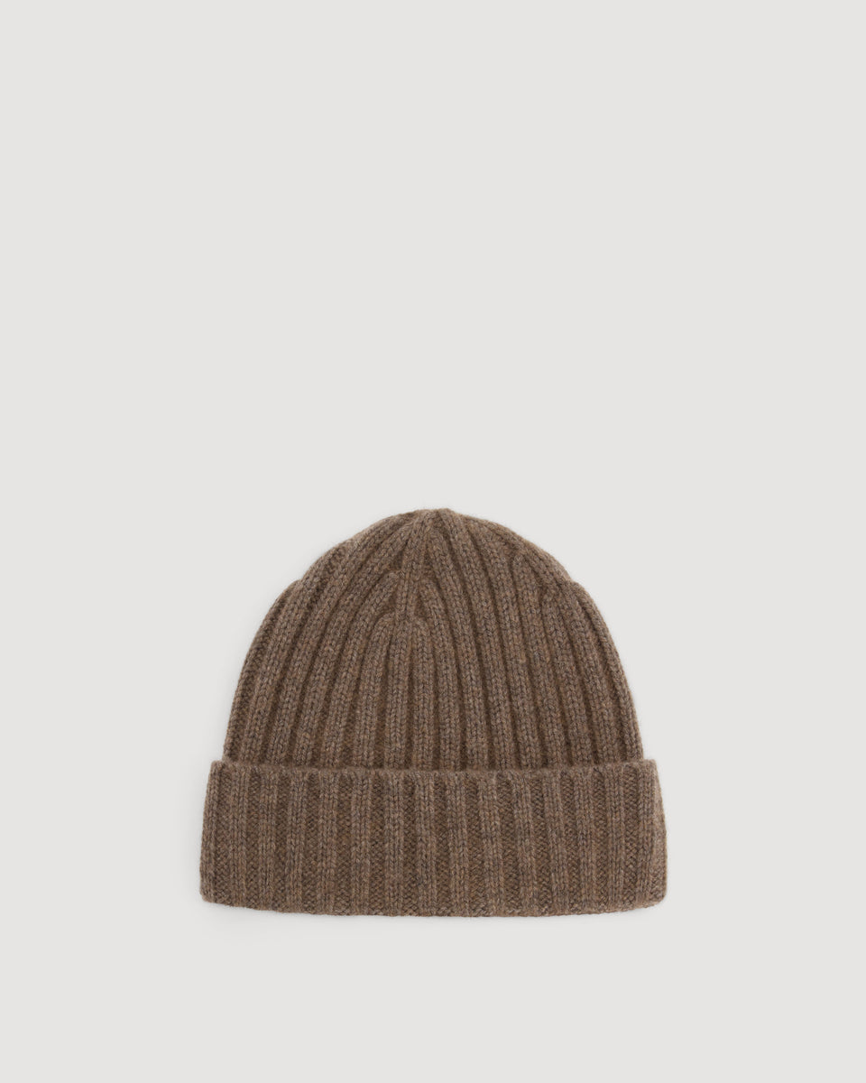 Sombrero de hombre en Lana & Cachemira Marrón - Image 3