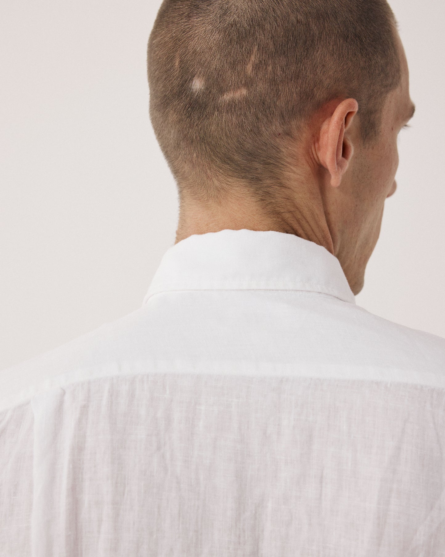 Chemise Homme en Lin Blanc Paul