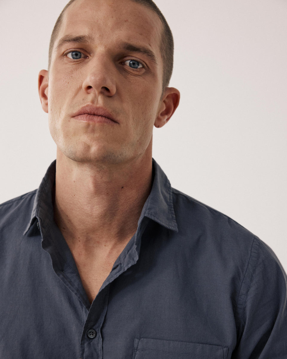 Chemise Homme en Voile de Coton Carbone Storm - Image 3