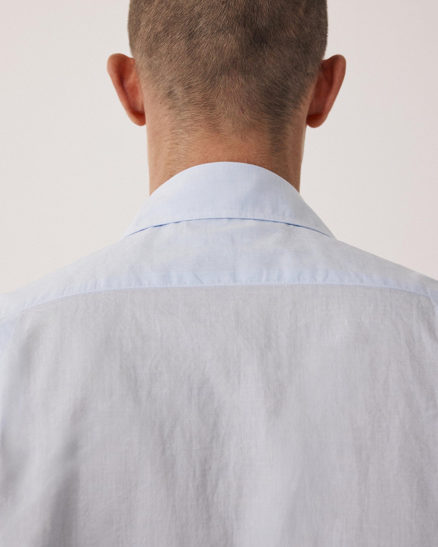 Chemise Homme en Fil-à-fil Bleu Ciel Paul