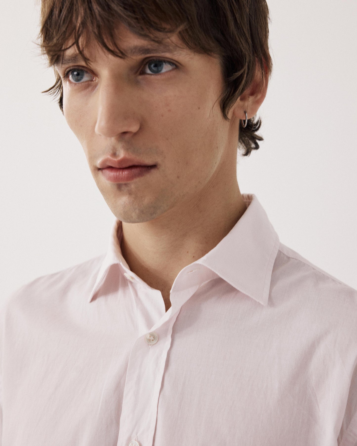 Chemise Homme en Fil-à-fil Rose Paul