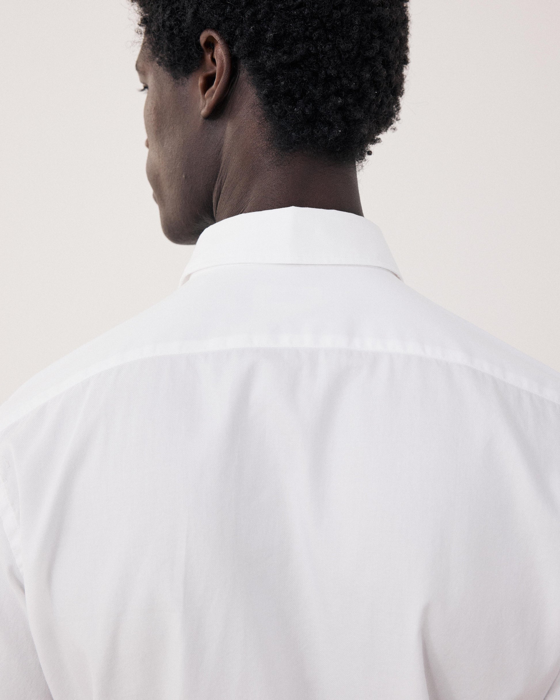 Camisa de hombre de Algodón Oxford blanco Sammy BF12006-01