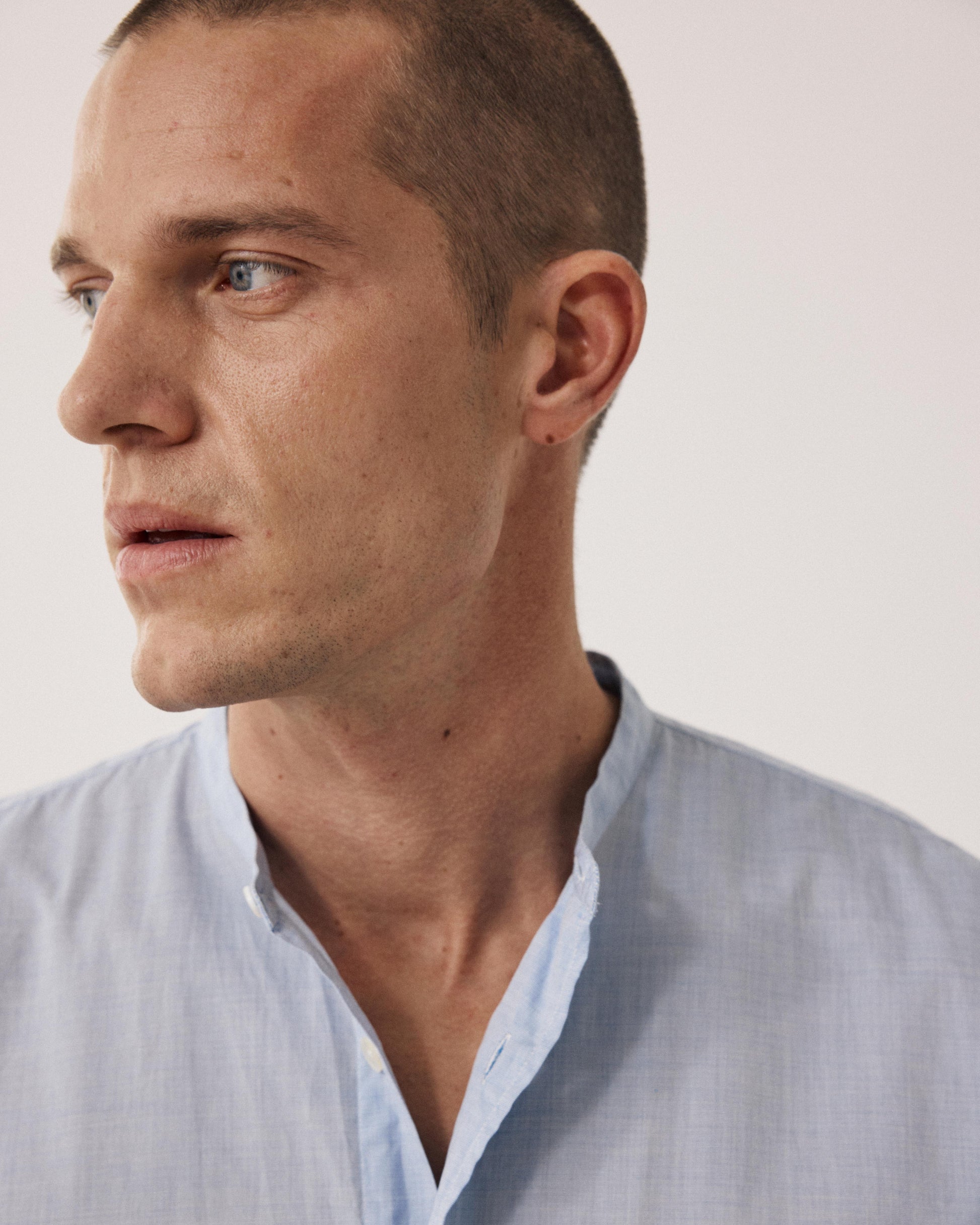 Men's Blue Fisher BF13015-03 End-to-end Shirt