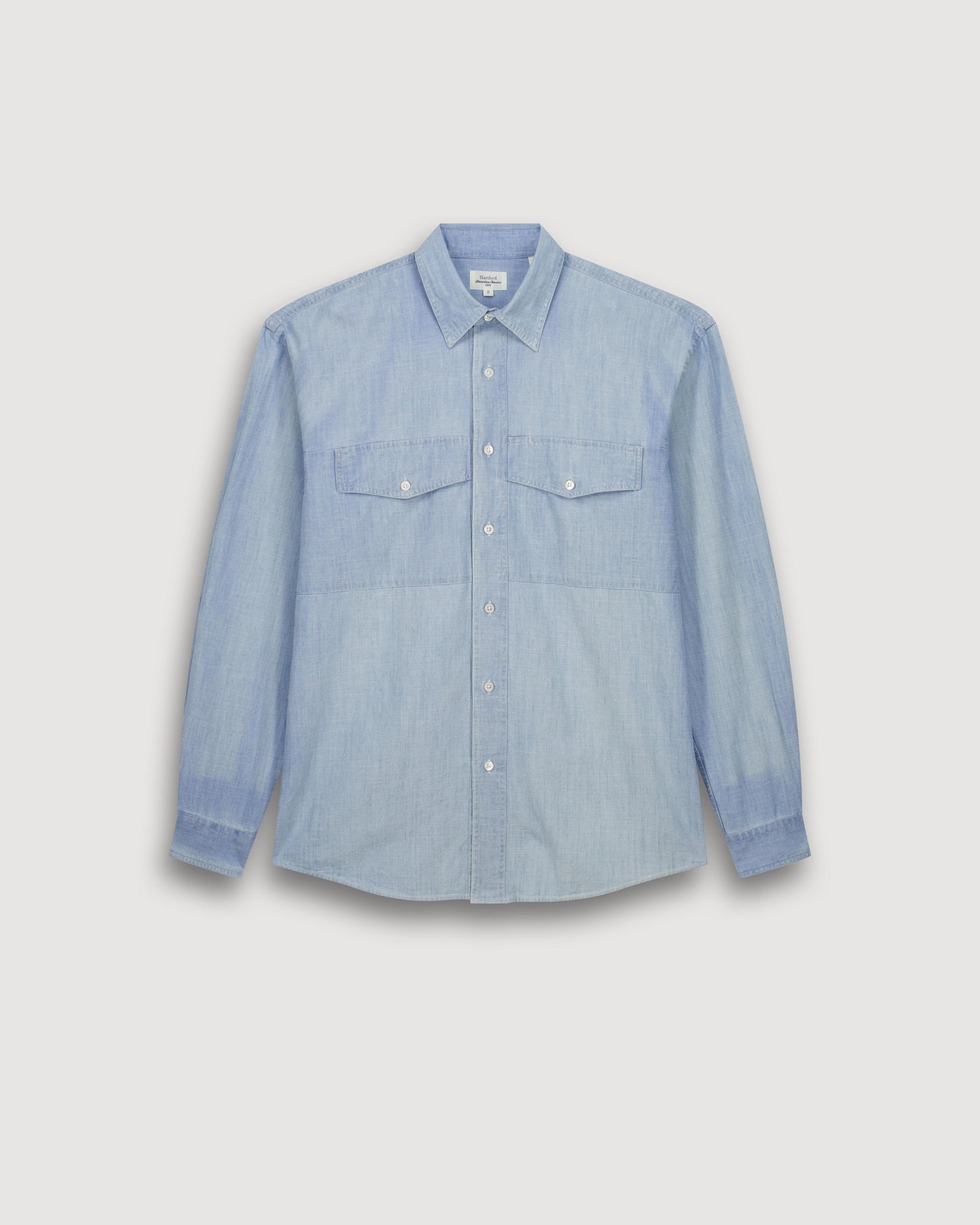 Chemise Homme en Denim Léger Bleu Indigo Faith BF16024-03
