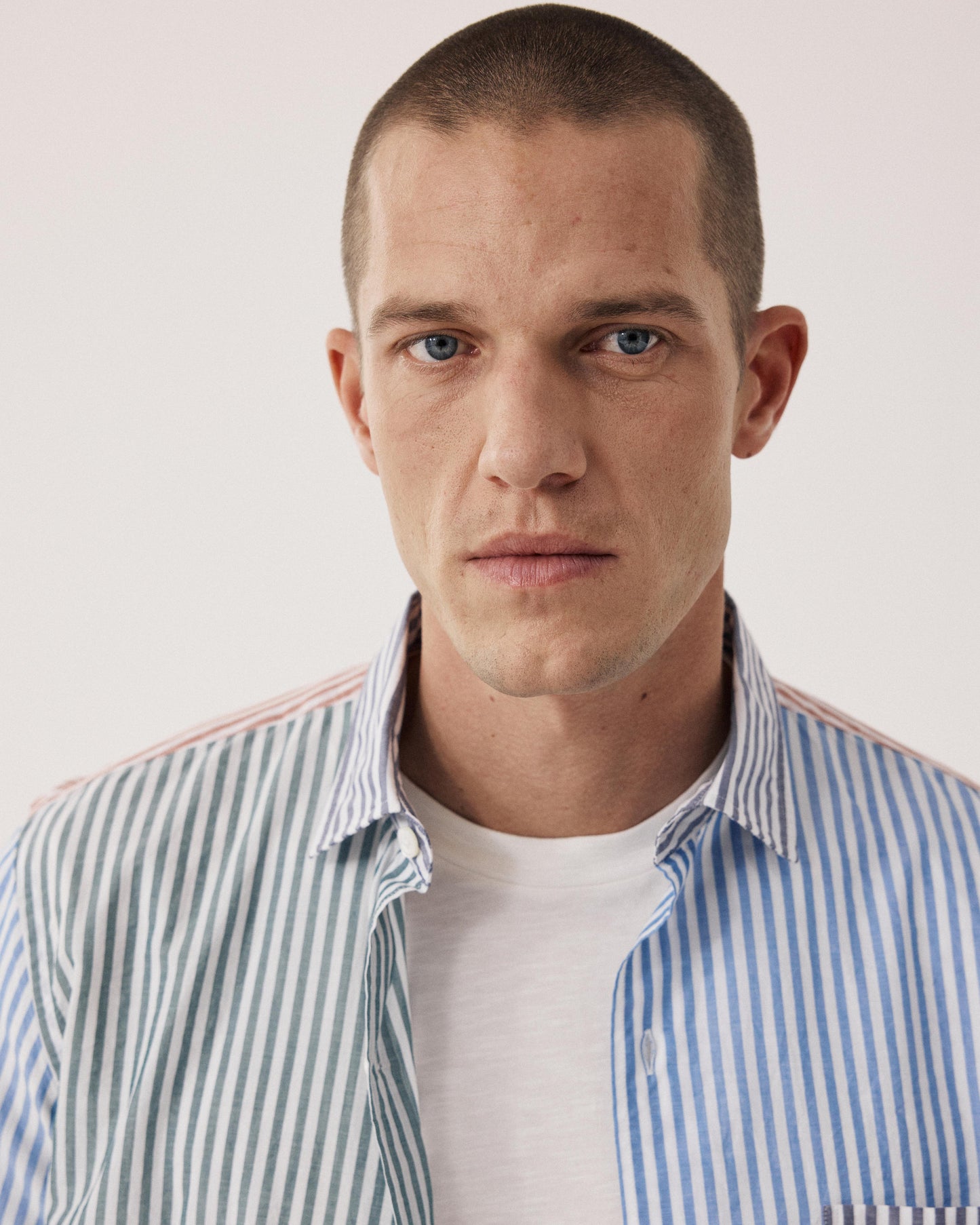 Men's Patchwork Shirt BF27016-08