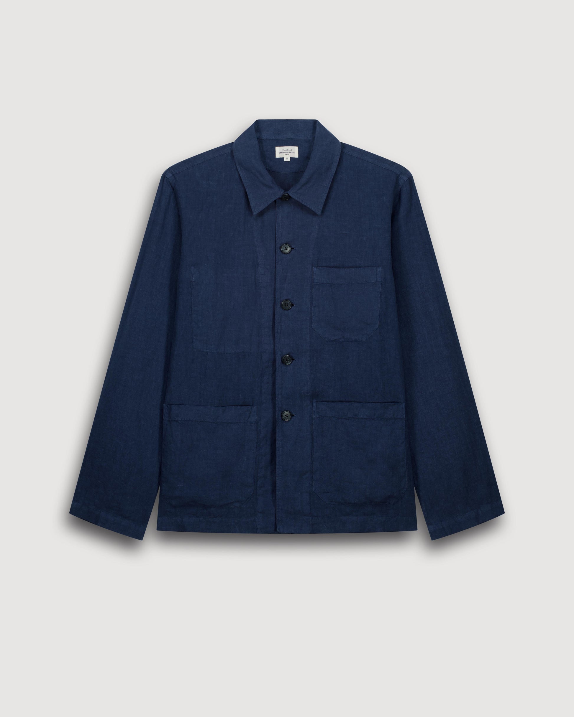Veste Homme en Lin Bleu Marine Perry BF28100-59