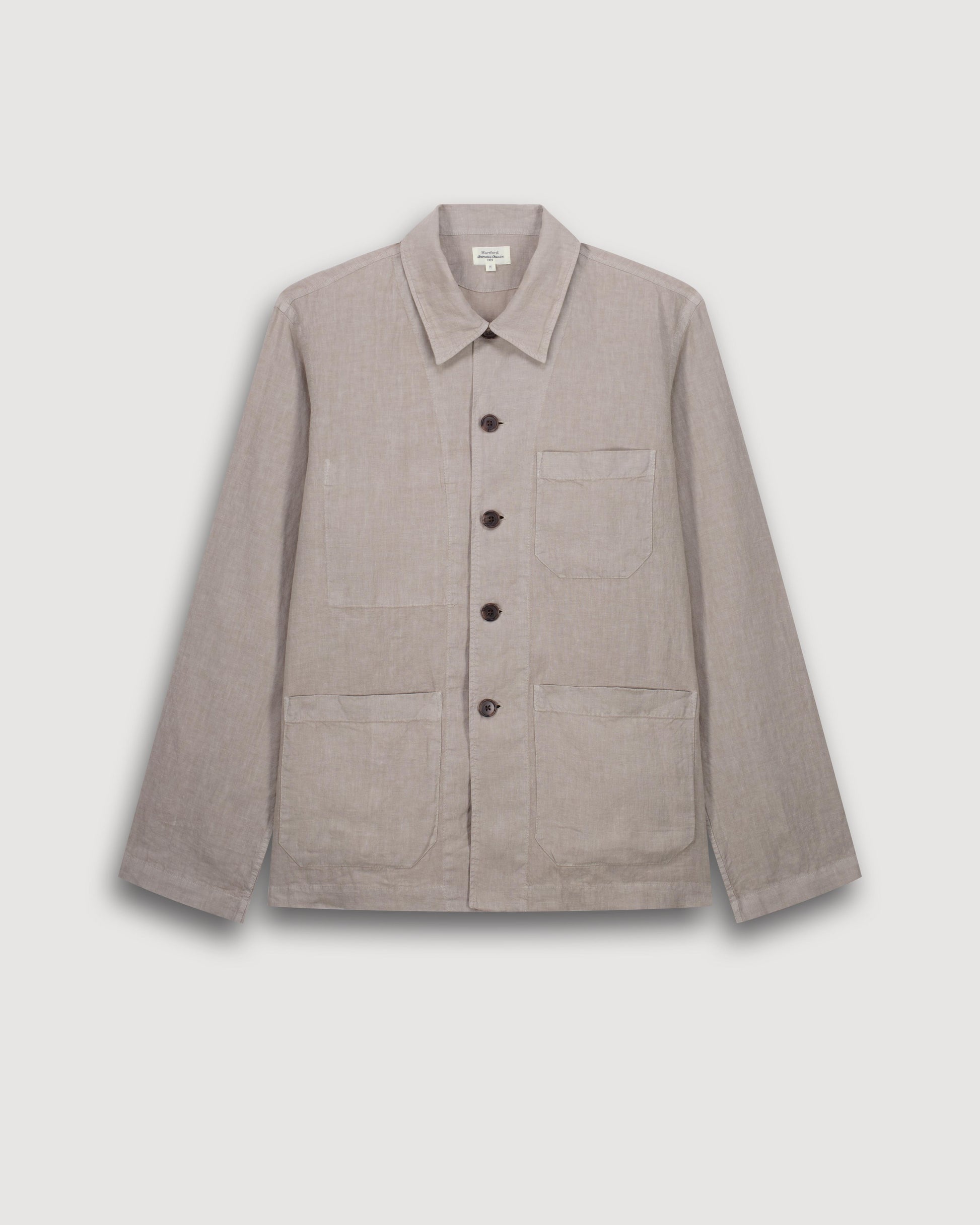Veste Homme en Lin Vert Sauge Perry BF28100-71