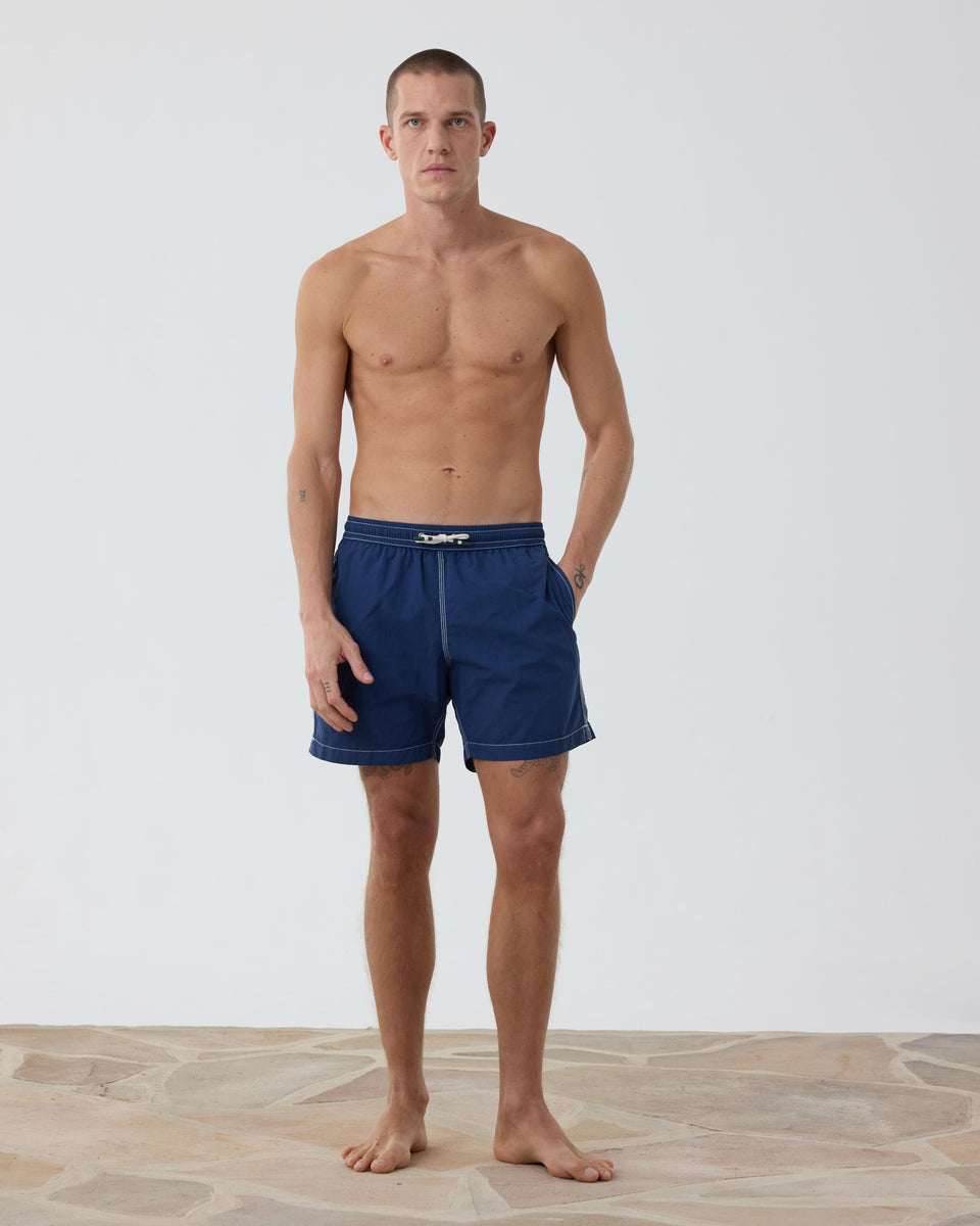 Maillot Homme Uni Bleu Marine Swim - Image principale