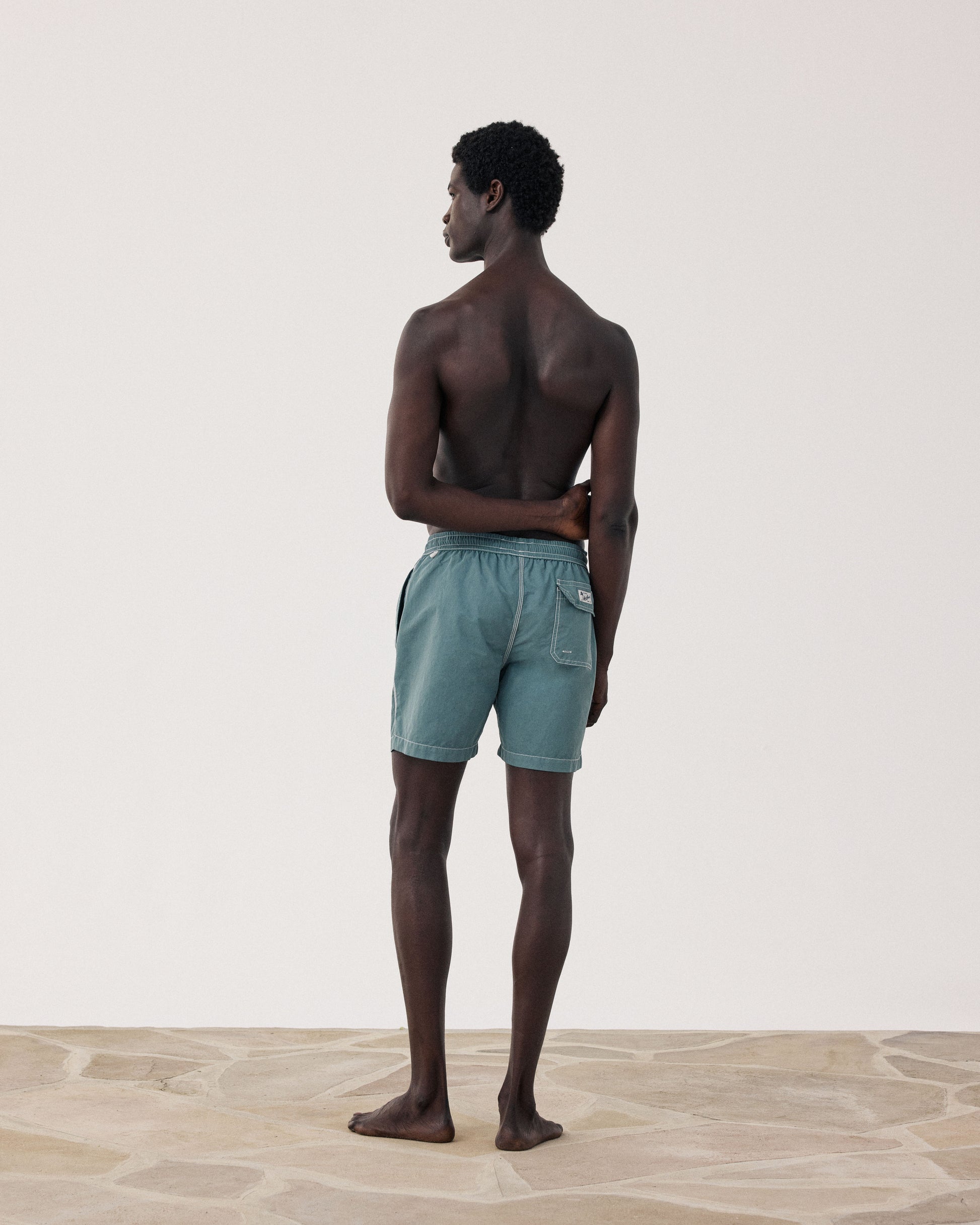 Maillot Homme Uni Vert Cactus Swim