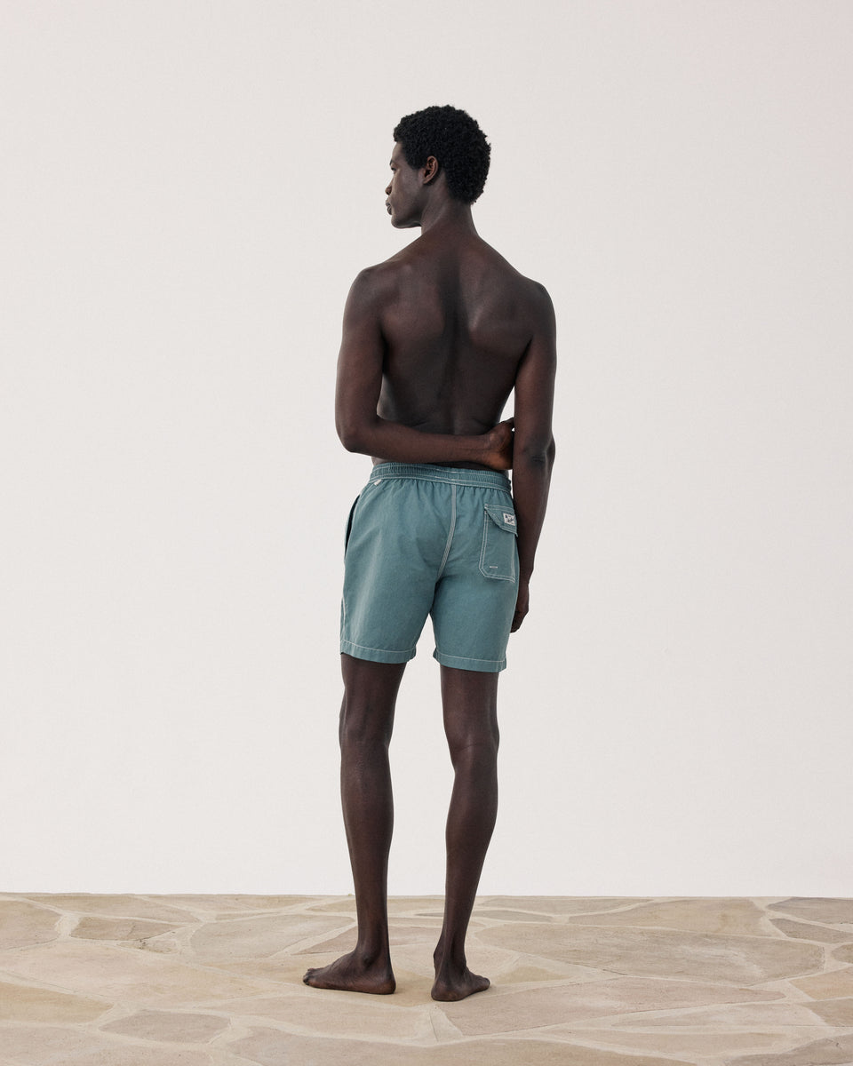 Maillot Homme Uni Vert Cactus Swim - Image alternative