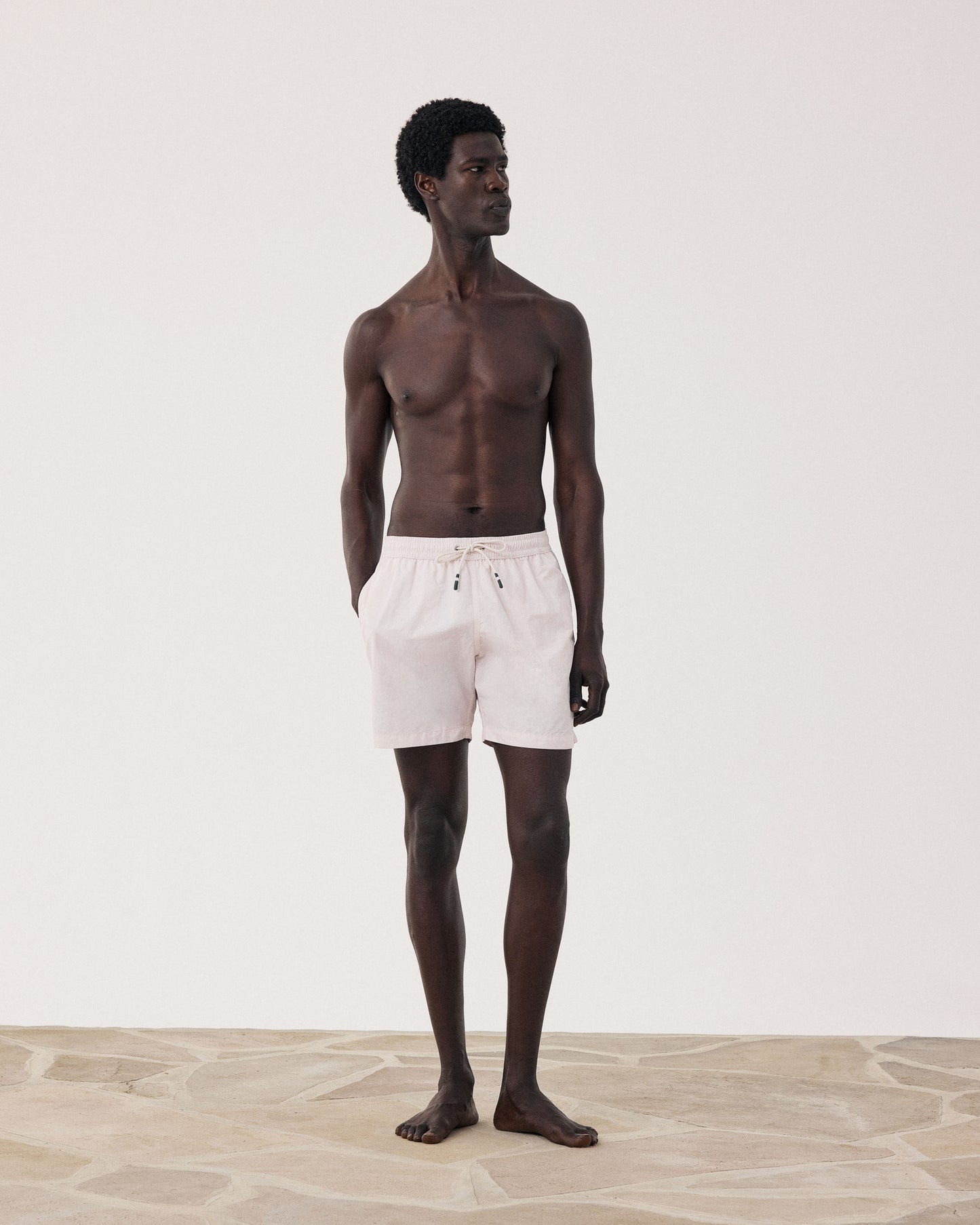 Maillot Homme Uni Rose Pâle Swim