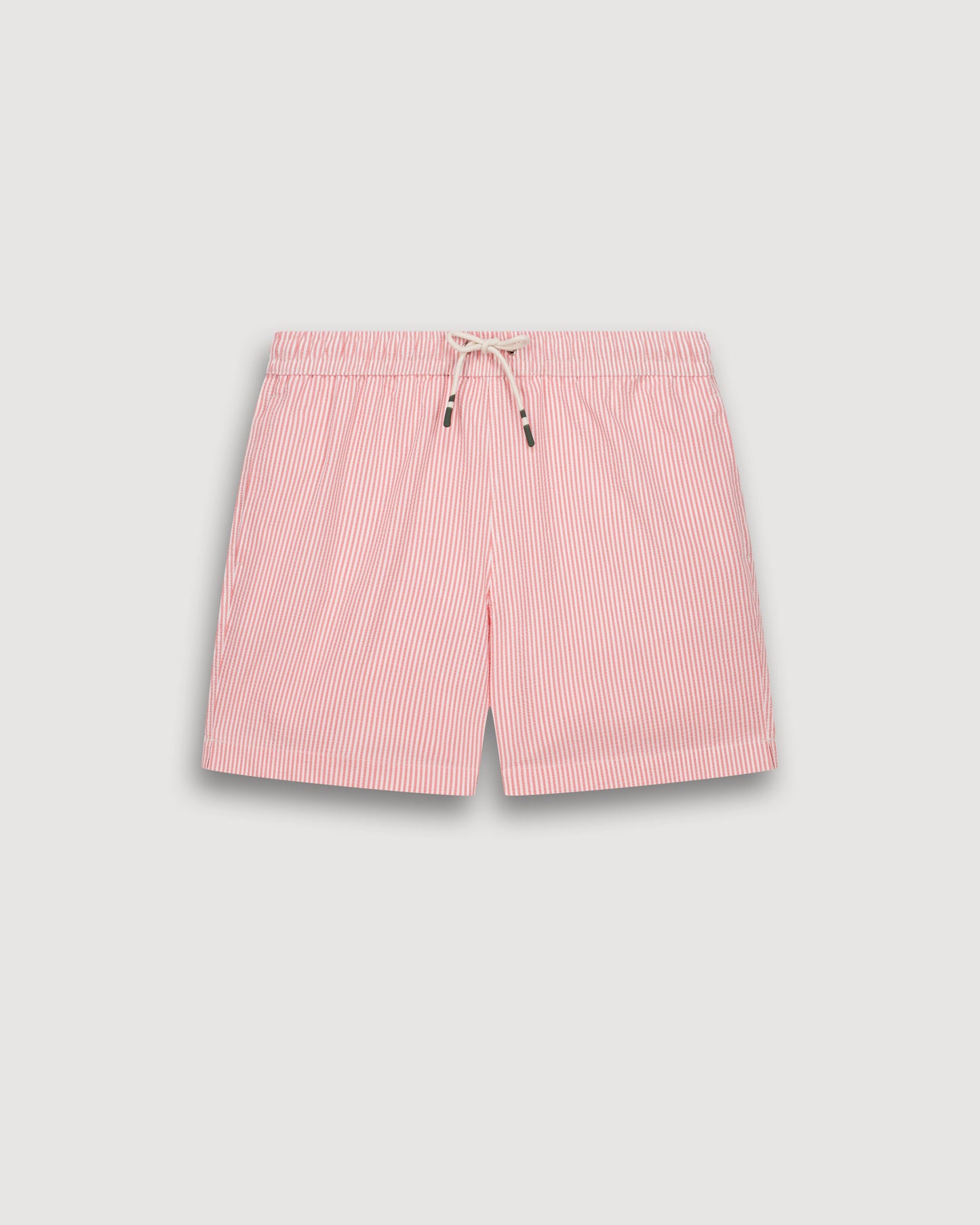 Costume da bagno da uomo in cotone seersucker corallo Swim