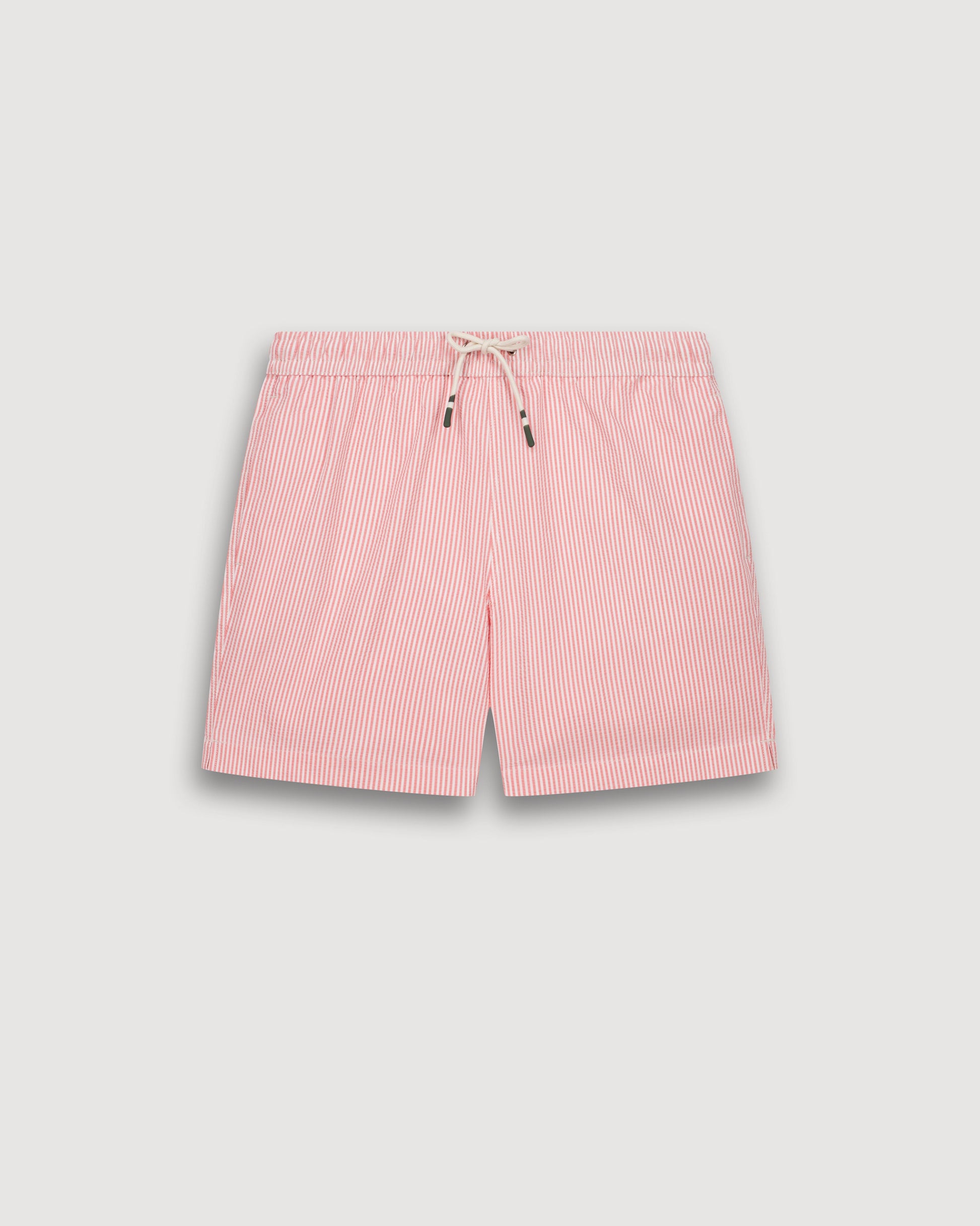 Costume da bagno da uomo in cotone seersucker corallo Swim