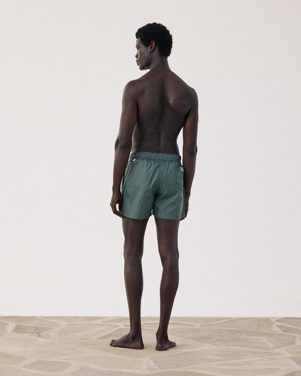 Maillot Homme Ultra-Léger Vert Militaire Boxer - Image alternative