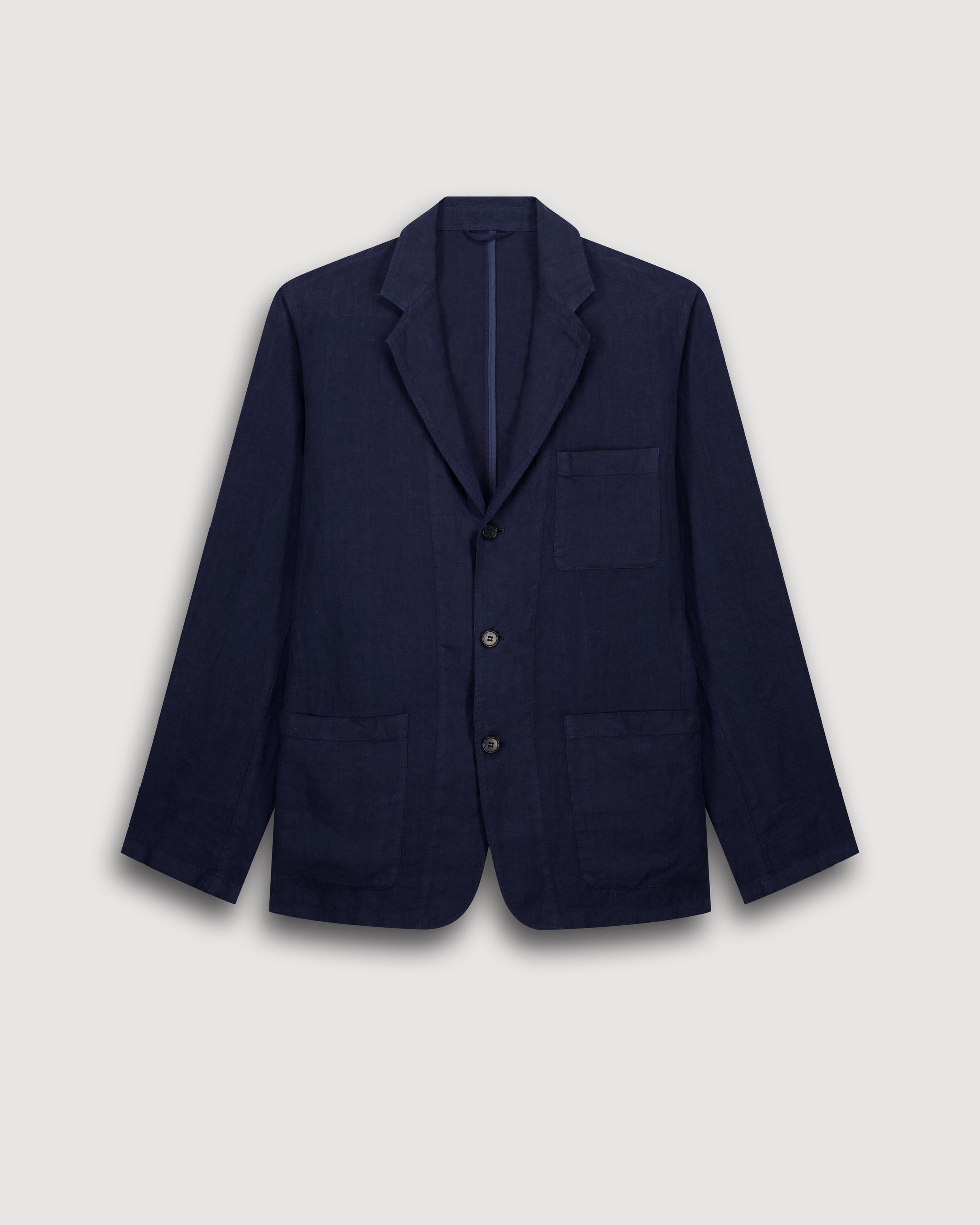 Veste Homme en Lin Bleu Marine Jobby BF42101-59