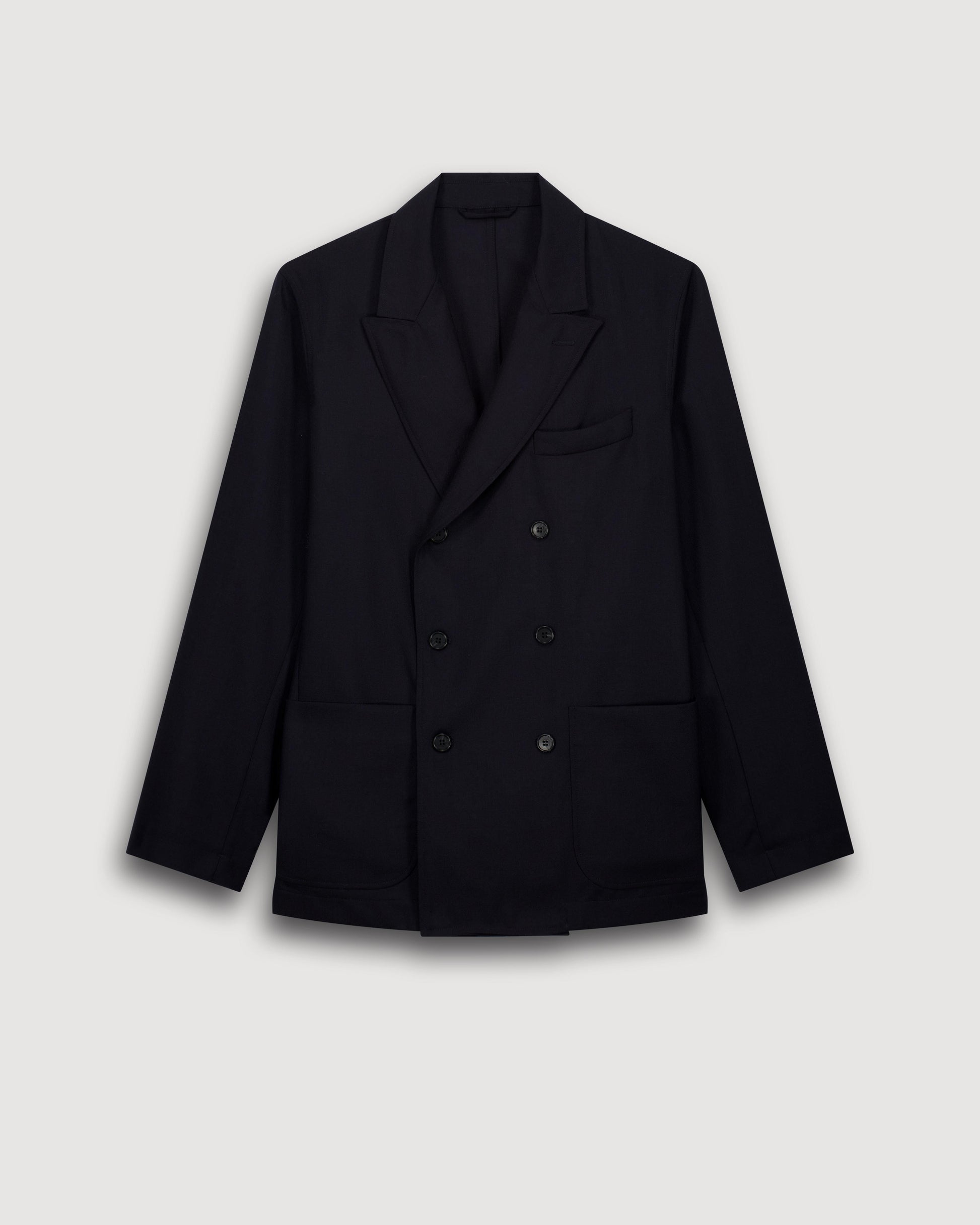 Veste Homme en Laine Bleu Marine Jarod BF43121-01