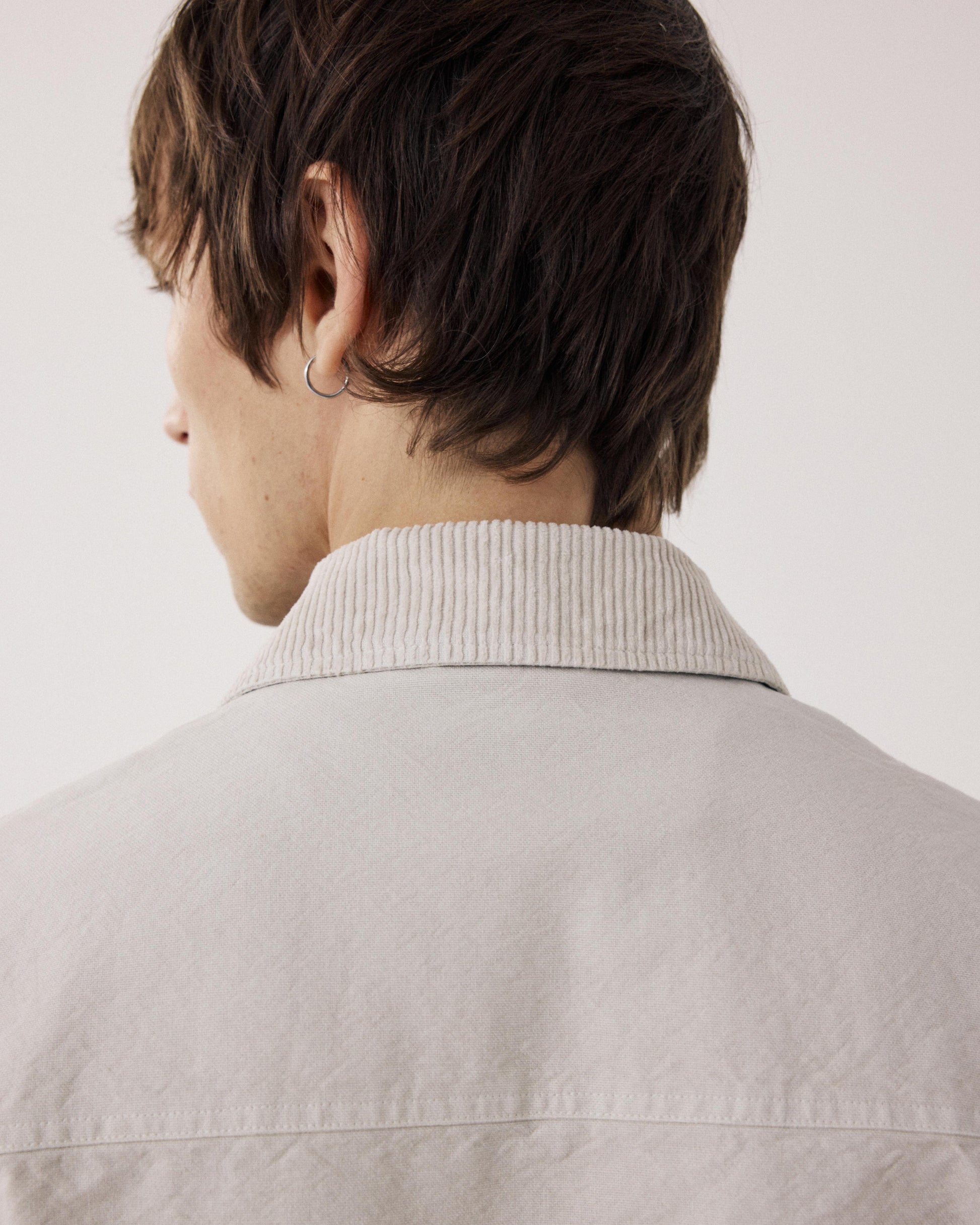 Blouson Homme en Toile de Coton Beige Danny BF45106-52