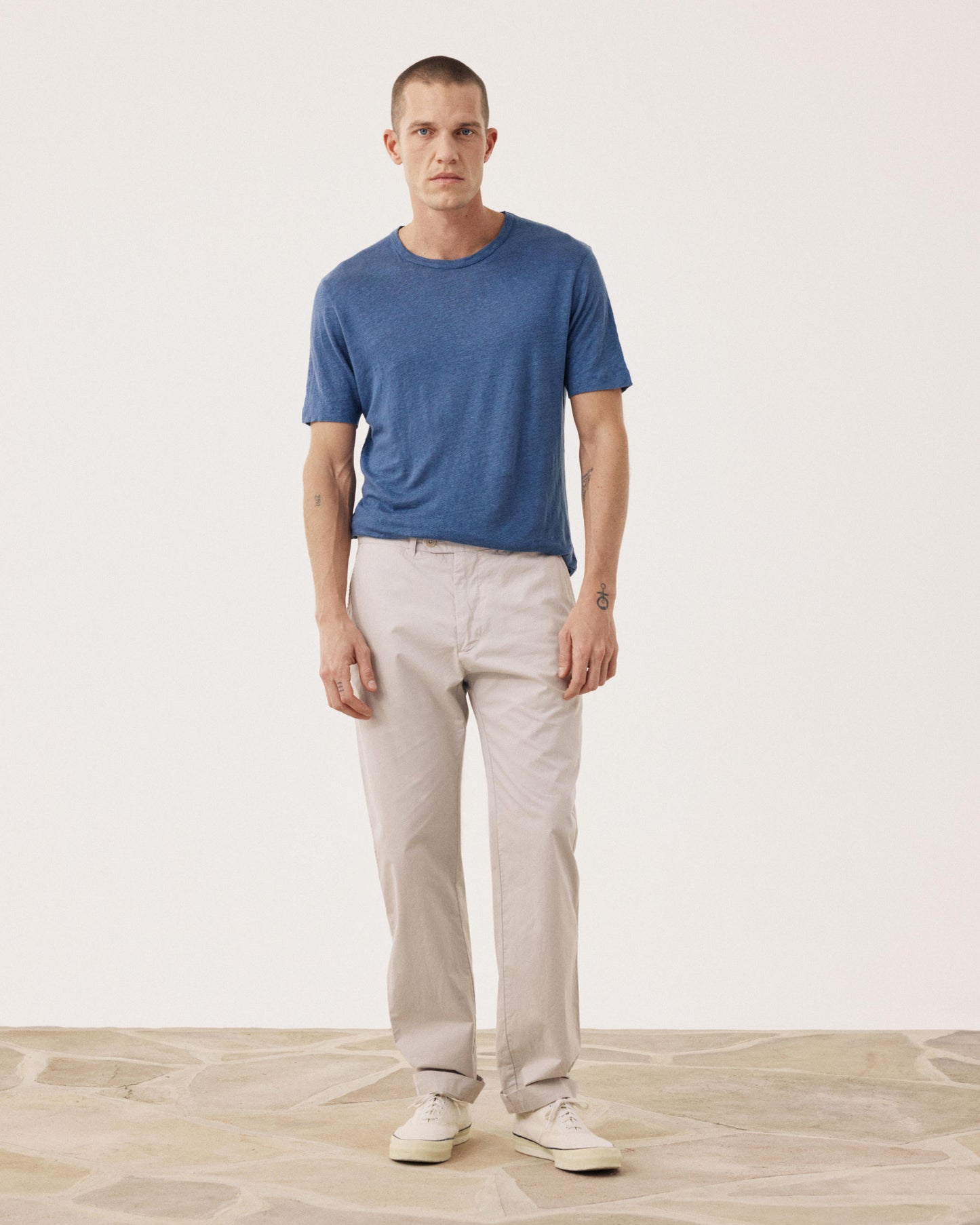 Pantalon Homme en Chino Beige Taylor BF51102-118