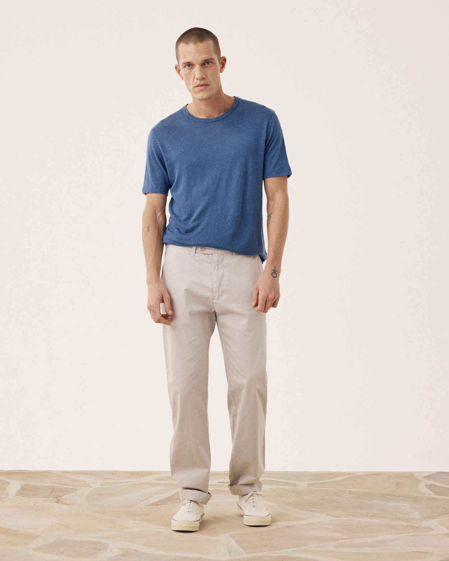 Pantalon Homme en Chino Beige Taylor BF51102-118