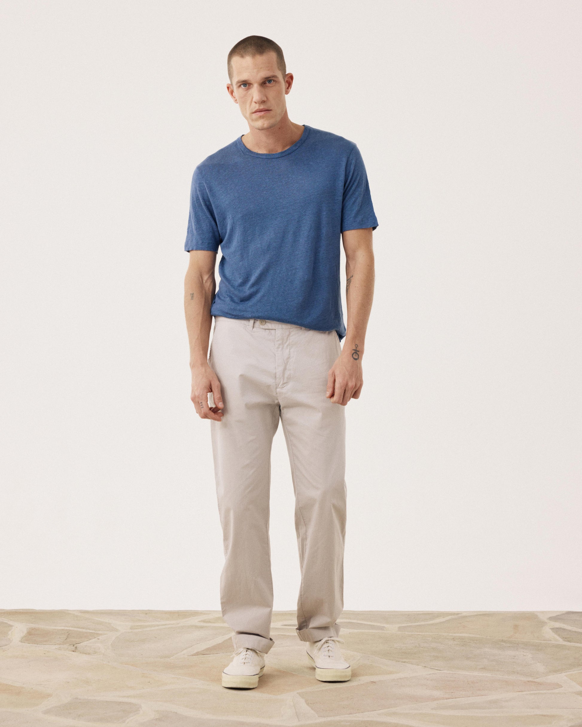 Pantalon Homme en Chino Beige Taylor BF51102-118