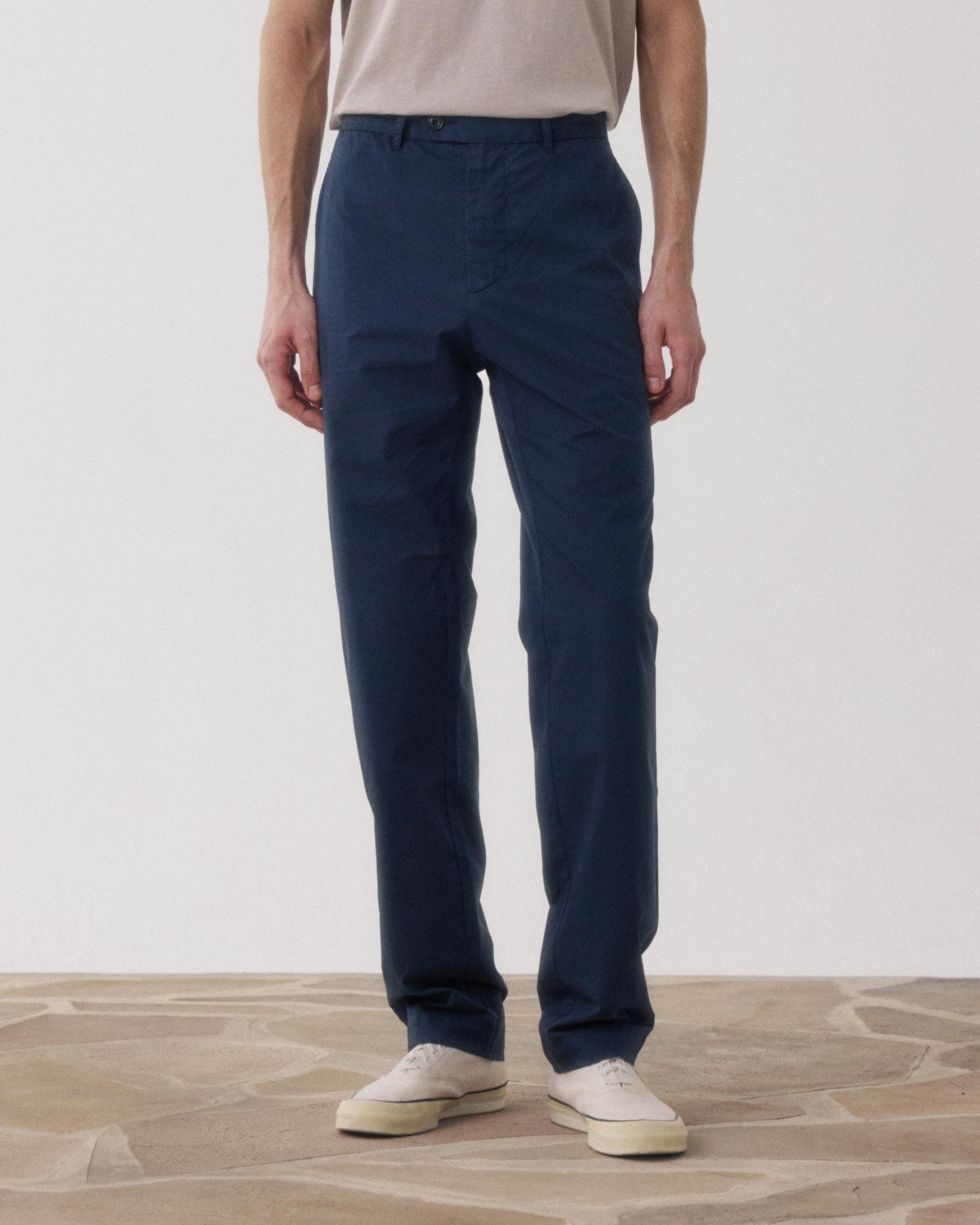 Pantalones Hombre en Chino Azul marino Taylor