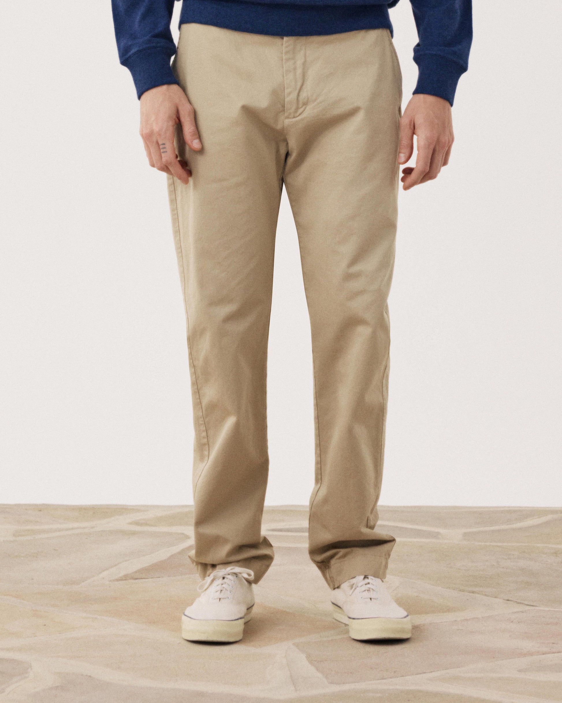 Pantalon Homme en Chino Beige Taylor BF51105-108
