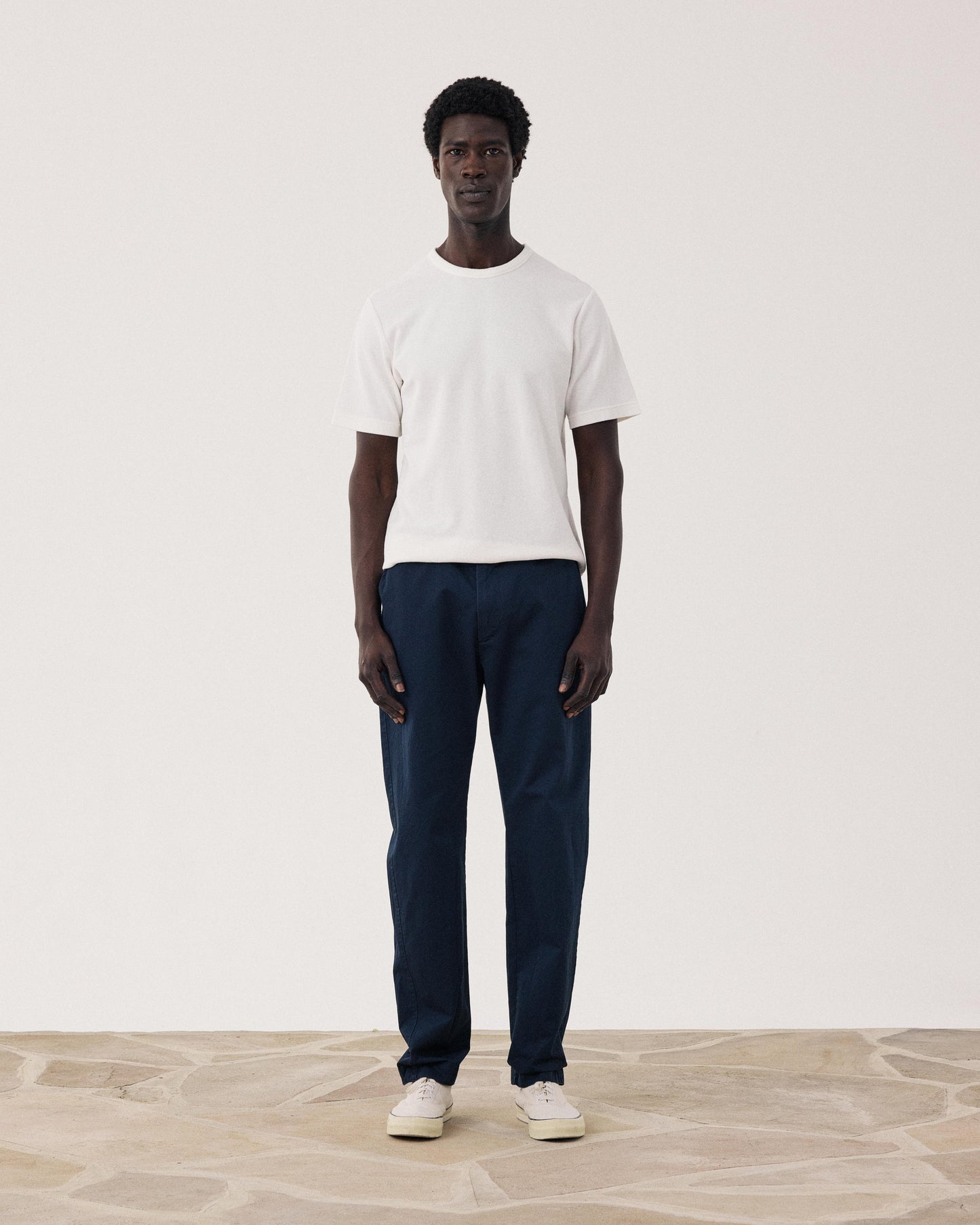 Pantalones de hombre de tela Chino azul marino Taylor BF51105-114