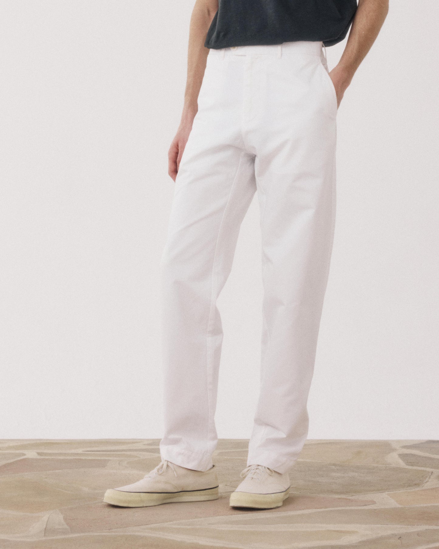 Pantalon Homme Chino Blanc Taylor