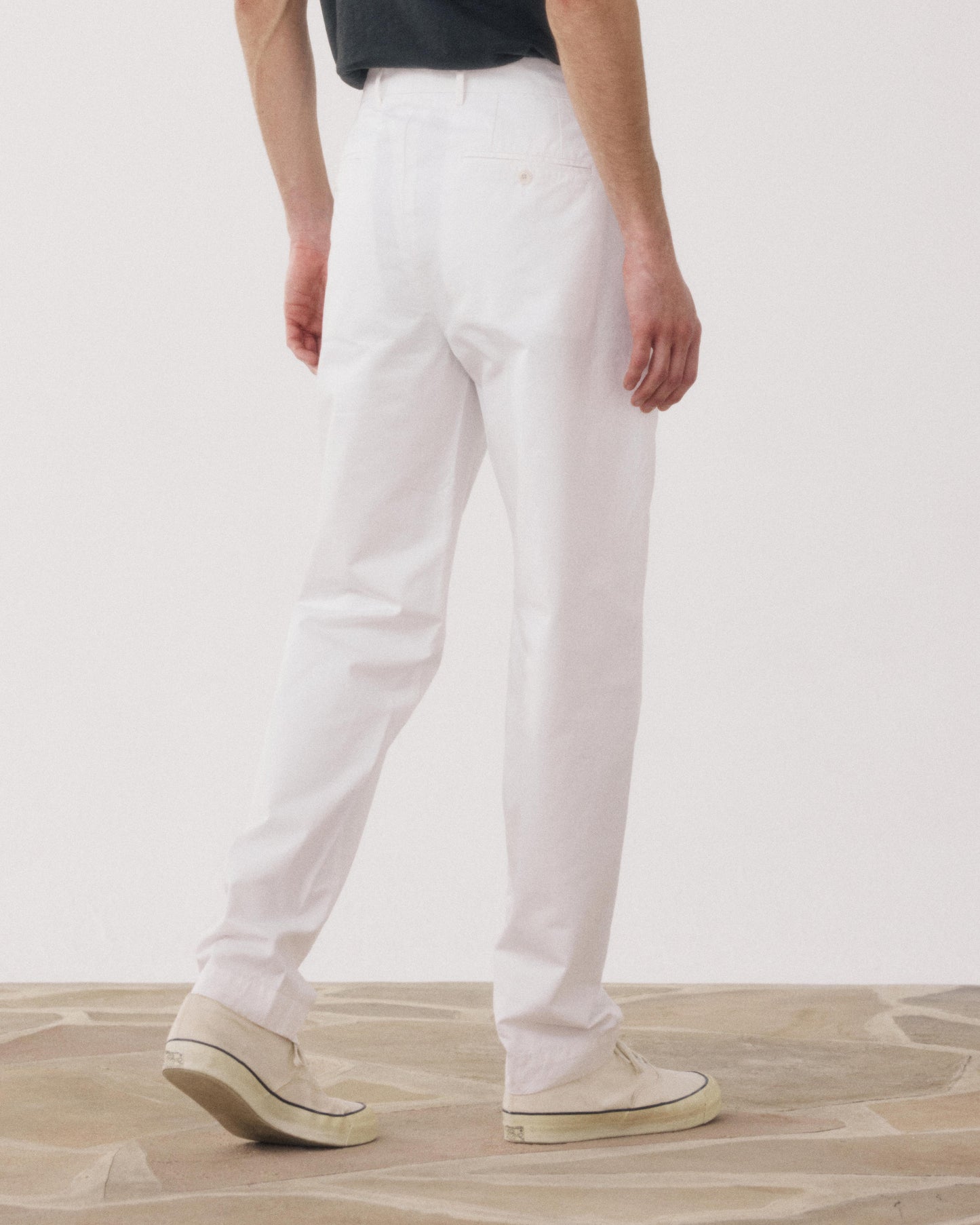 Pantalon Homme Chino Blanc Taylor