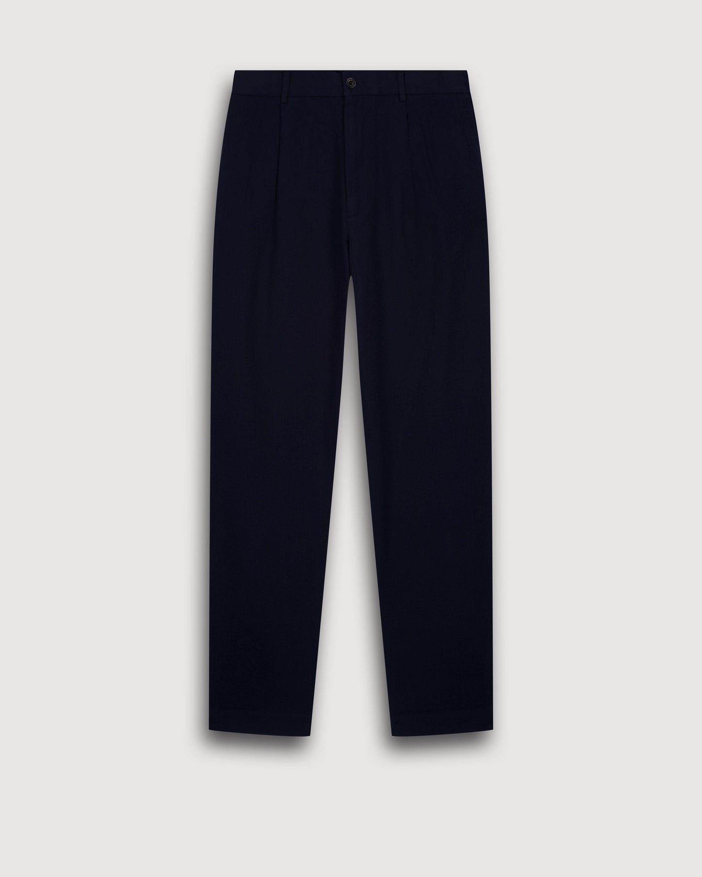 Pantalon Homme en Seersucker Bleu Marine Task BF55113-01