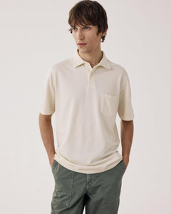 Polo Homme en Coton Piqué Vanille BF64300-14