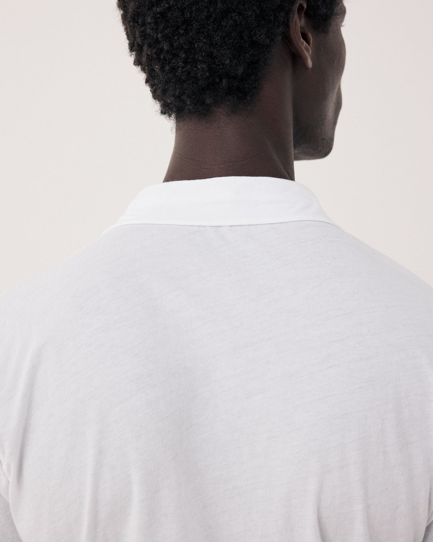 Polo para hombre de Jersey de Algodón Ligero blanco Light Polo BF66301-01