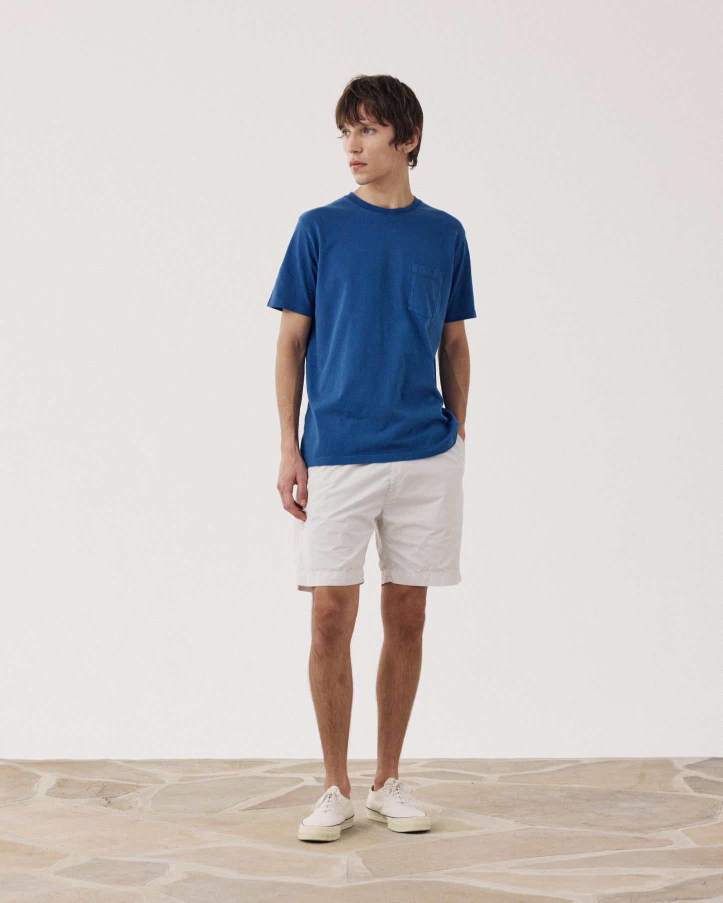 Camiseta de hombre en Jersey azul denim BF70304-05