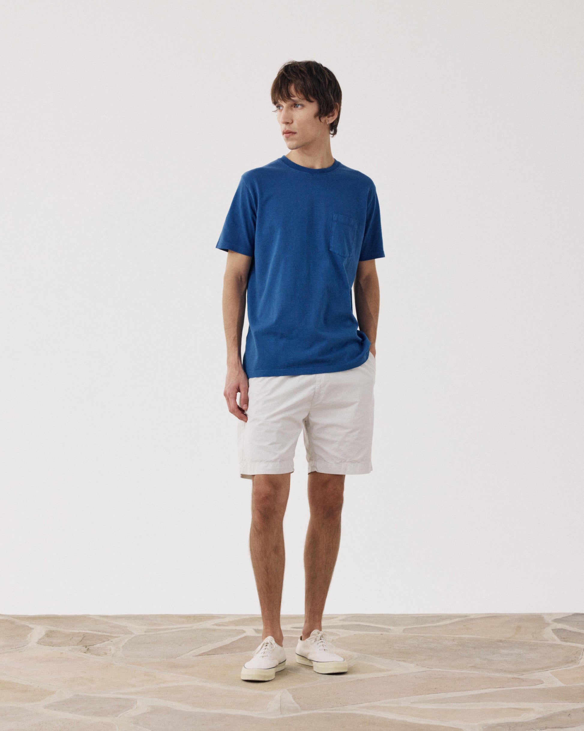 Camiseta de hombre en Jersey azul denim BF70304-05