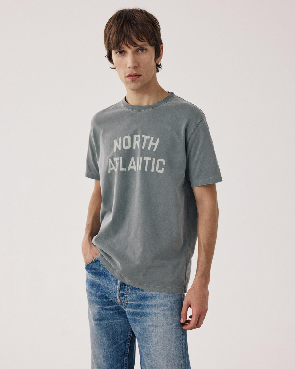 T-shirt Homme en Jersey Vert Cactus North Atlantic - Image principale