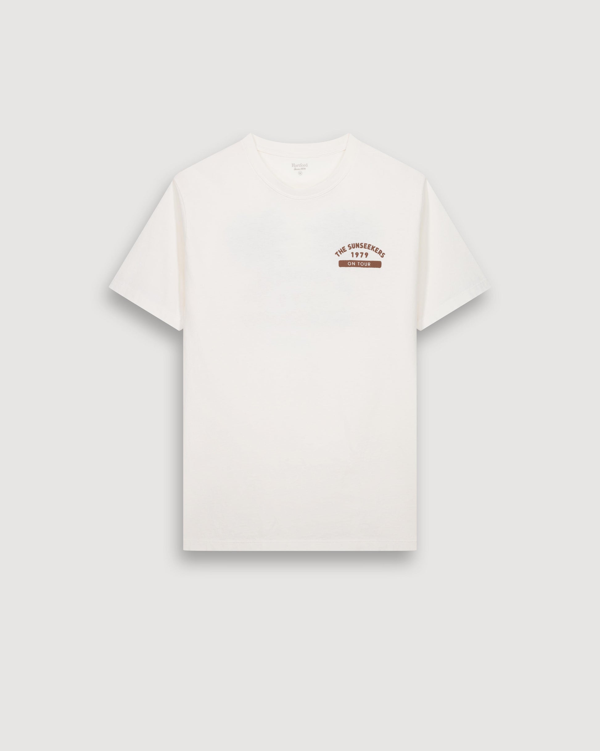 T-shirt Homme en Jersey Ecru Sunseekers BF73304-01