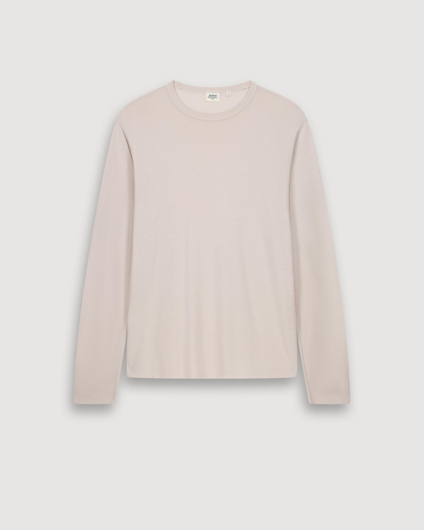T-shirt Homme en Jersey de Lyocell & Coton Beige BF77305-12