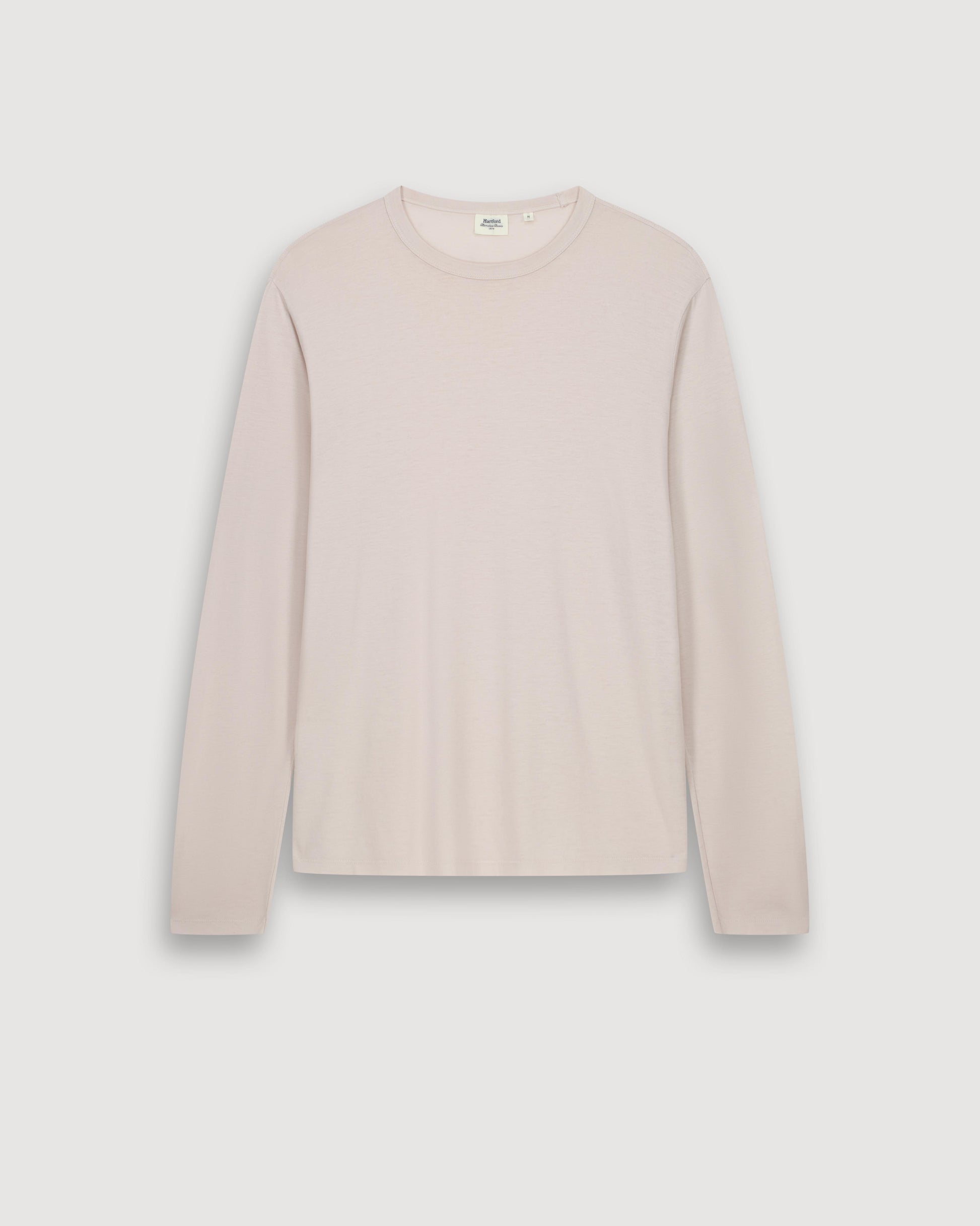 T-shirt Homme en Jersey de Lyocell & Coton Beige BF77305-12