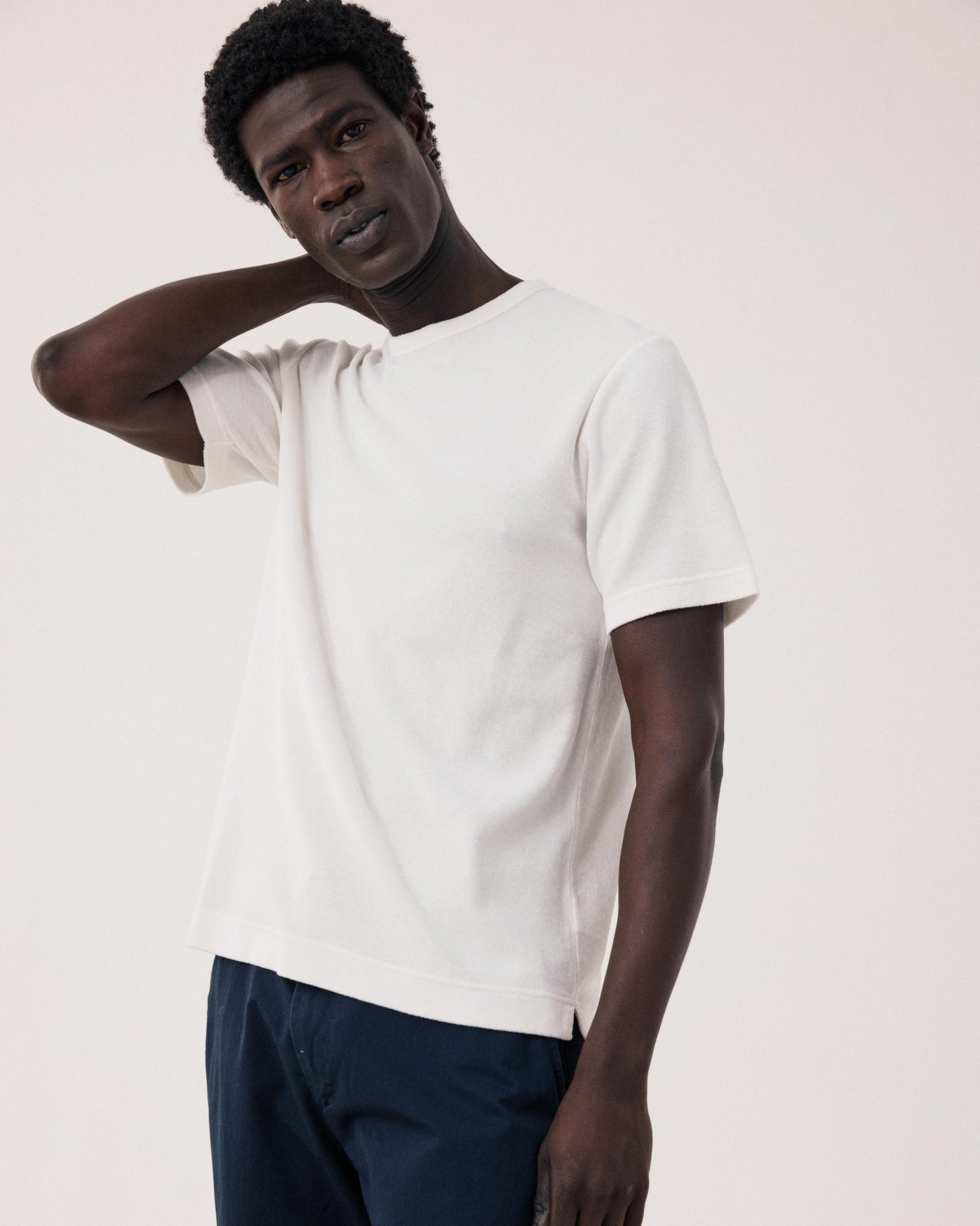 Men's Off-white Terry T-shirt BF80306-01