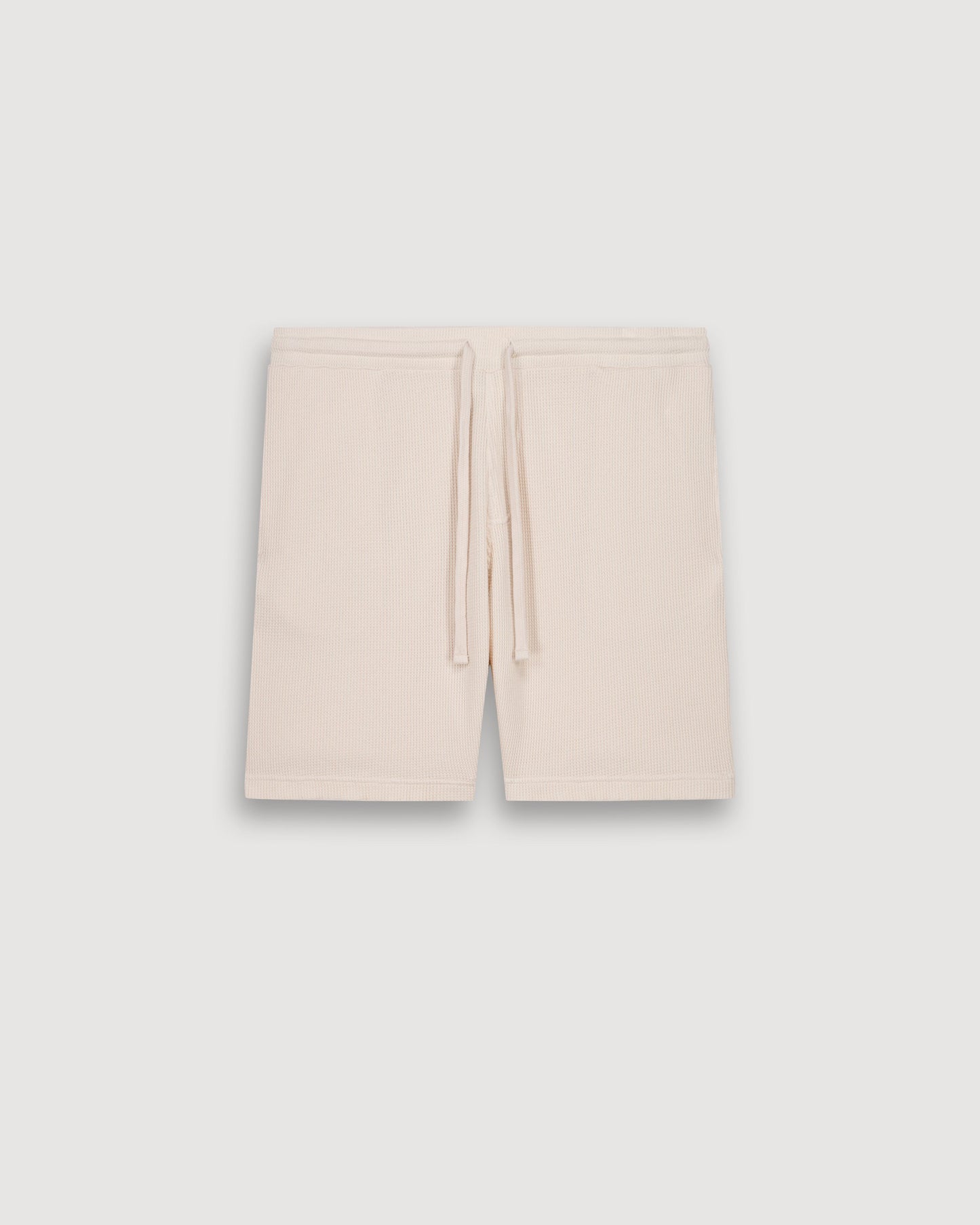 Bermuda Homme en jersey de coton gaufré vanille BF93310-01