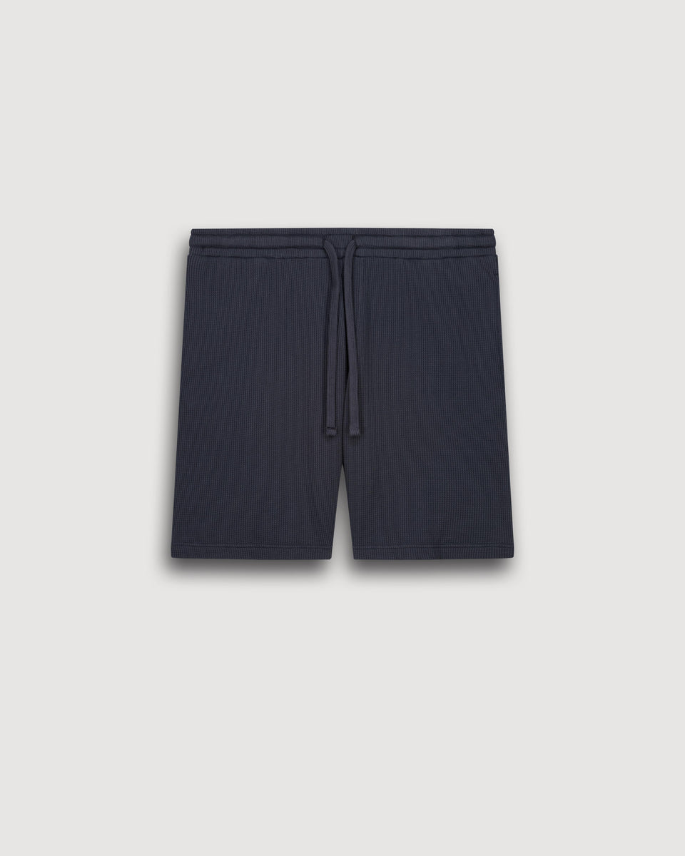 Bermuda Homme en jersey de coton gaufré carbone - Image 3