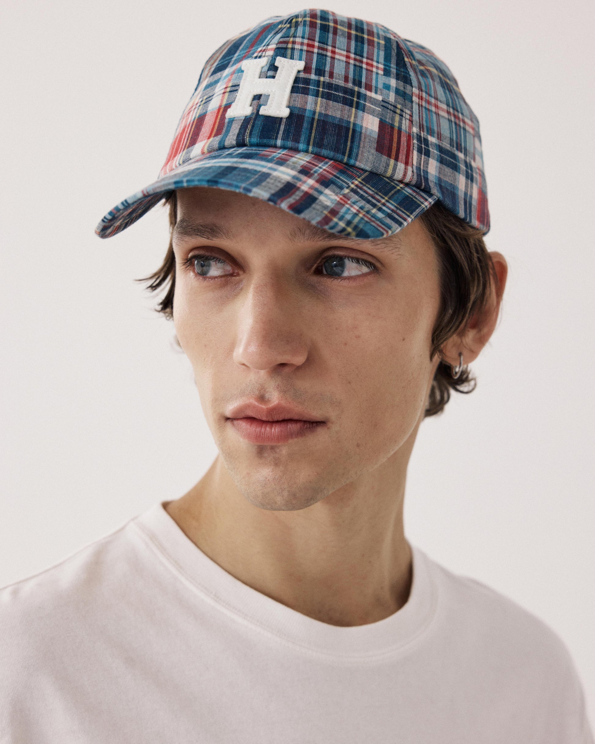 Casquette Homme en Coton Patchwork madras Cap H BFA3402-01