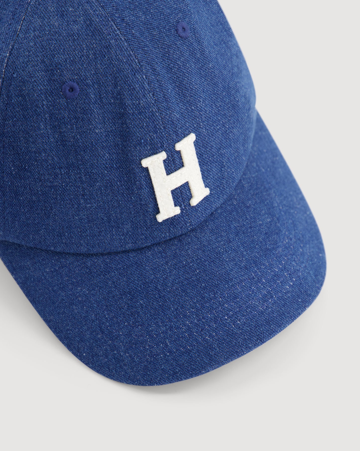 Casquette Femme en Denim Bleu Cap H